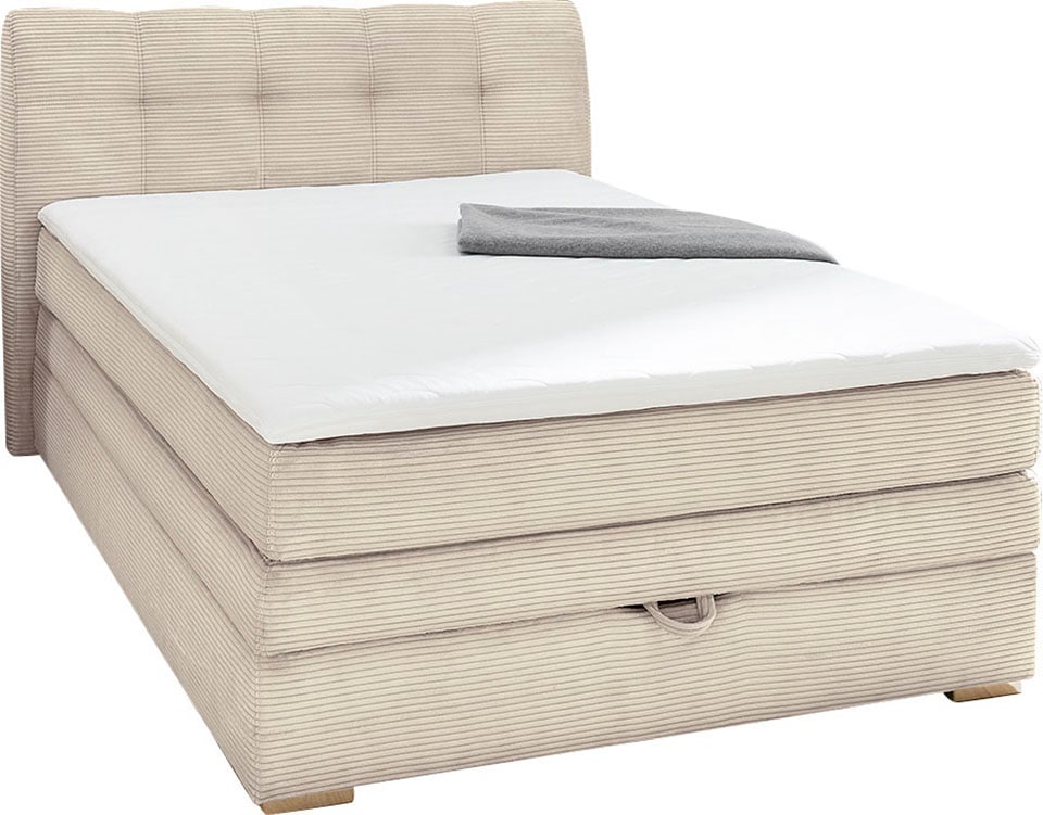 Jockenhöfer Gruppe Boxspringbett "Amelie" mit Bettkasten und Topper, erhält günstig online kaufen