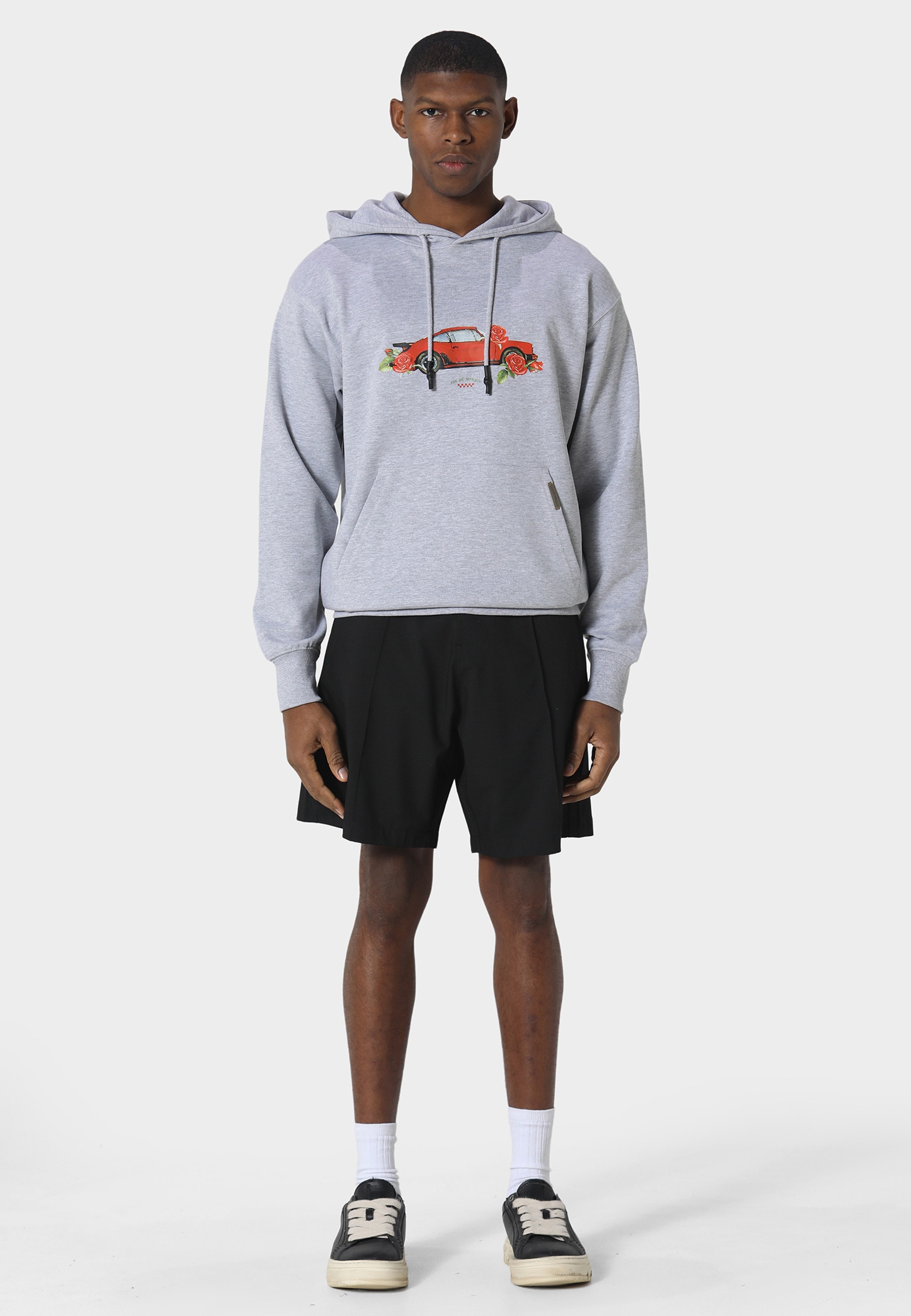 Pas De Monaco Rundhalspullover »Pas De Monaco VELOCITA HOODY« 1