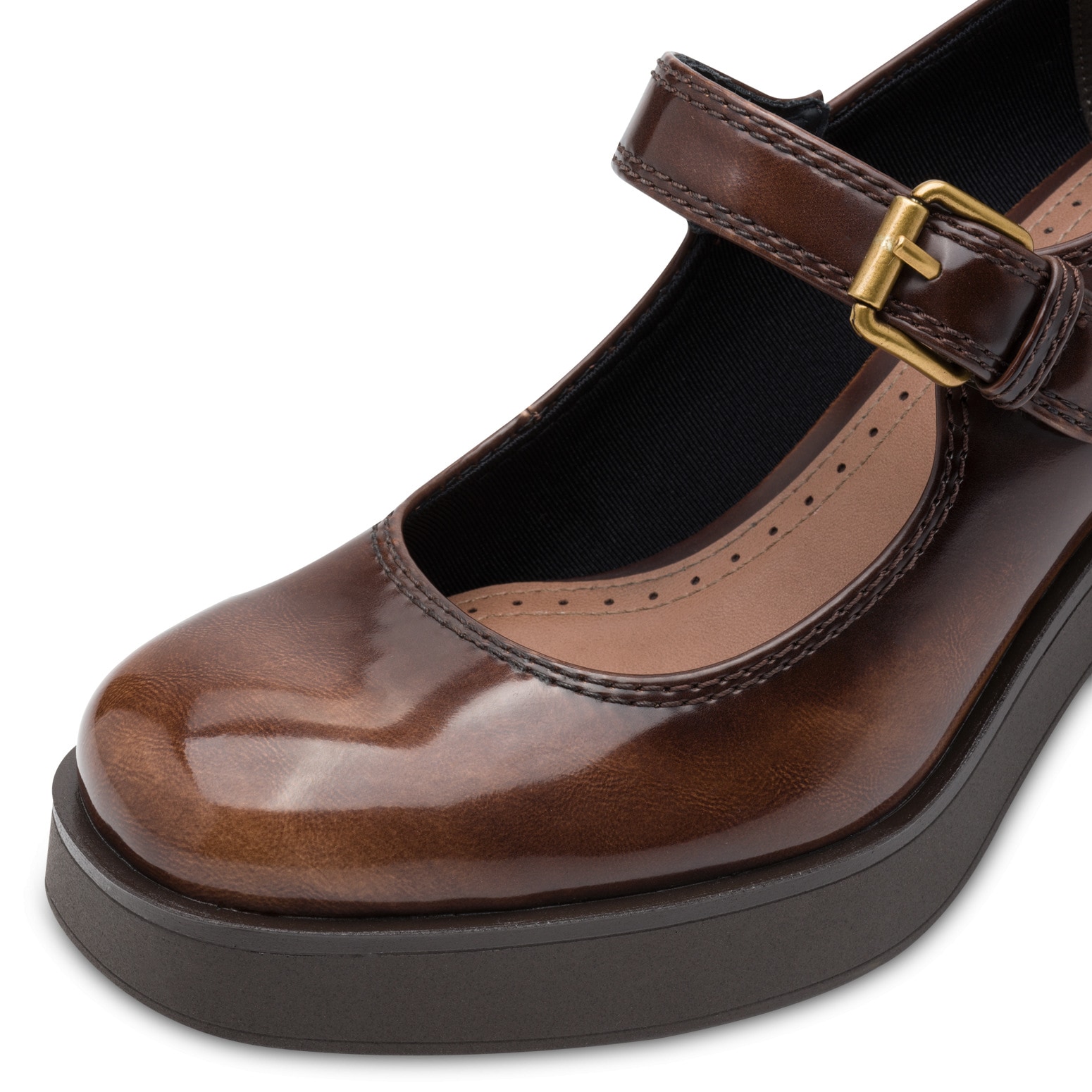 Tamaris Spangenpumps, Blockabsatz, Partyschuh, Pumps in veganer Verarbeitung