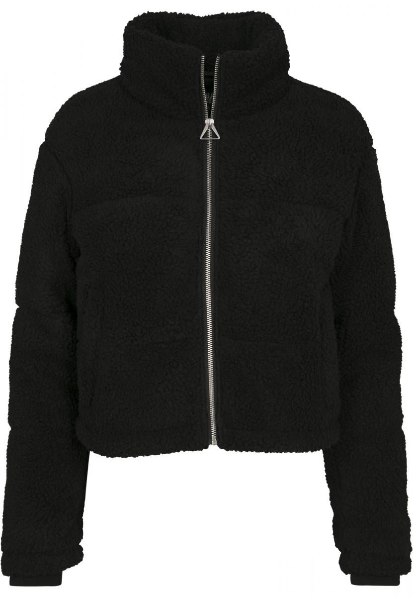 URBAN CLASSICS Winterjacke »Urban Classics Damen Ladies Boxy Sherpa Puffer Jacket«, (1 St.), ohne Kapuze
