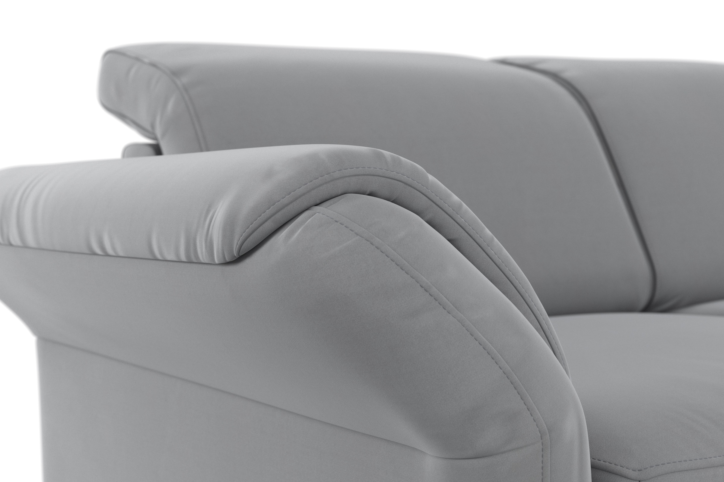 sit&more Ecksofa »Apulia L-Form«, wahlweise Bettfunktion, Bettkasten und Kopf- und Armteilverstellung