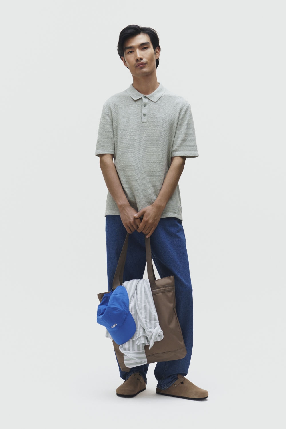 Jack & Jones Kurzarmpullover »JJEGEORGE KNIT POLO SS SN«, mit Polo Kragen