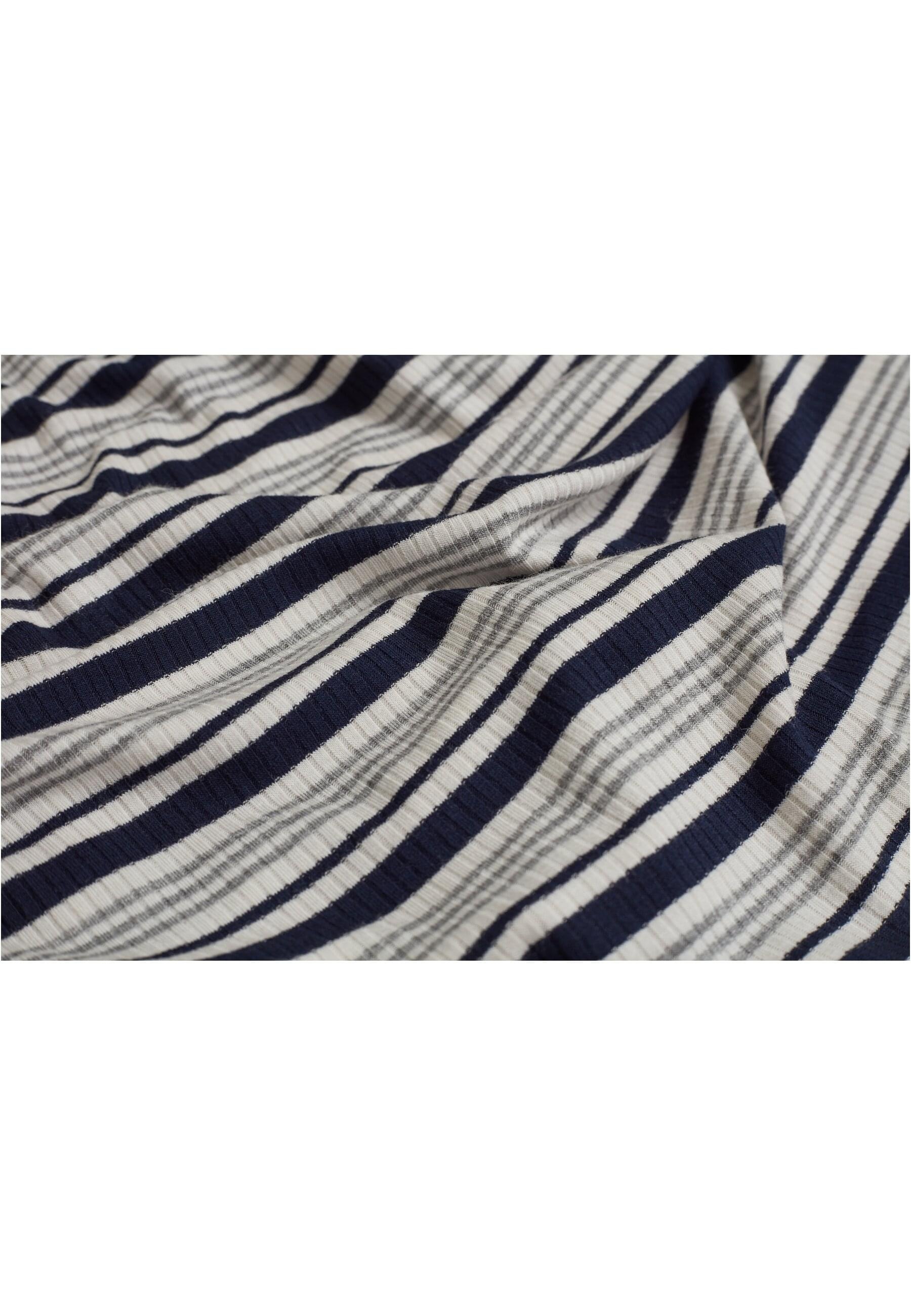 URBAN CLASSICS Muskelshirt »Urban Classics Damen Ladies Rib Stripe Cropped Top«, (1 tlg.)