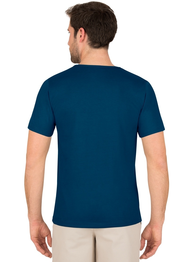 Trigema T-Shirt »TRIGEMA V-Shirt aus 100% Bio-Baumwolle BAUR ▷ bestellen | (kbA)«