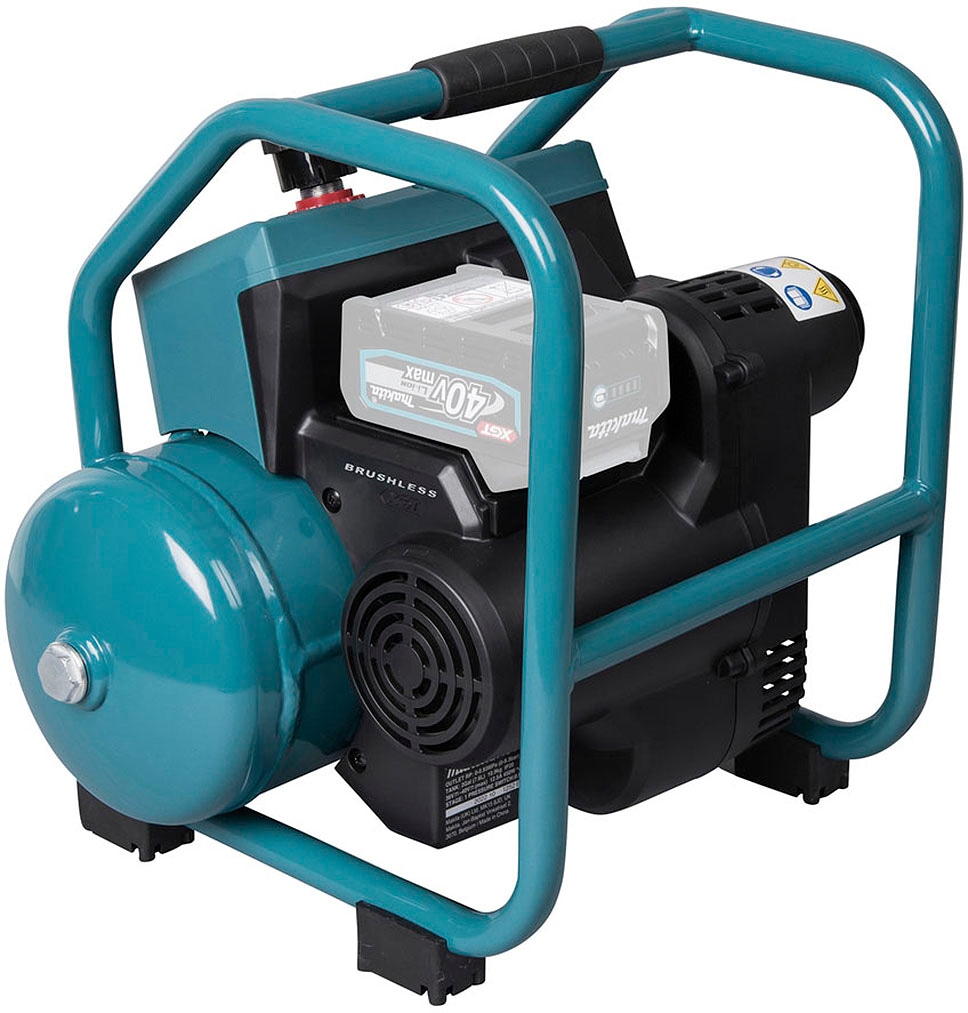 Makita Kompressor »»AC001GZ««, (XGT, 40V max., Kessel, 7,6 l), ohne Akku, ohne Ladegerät