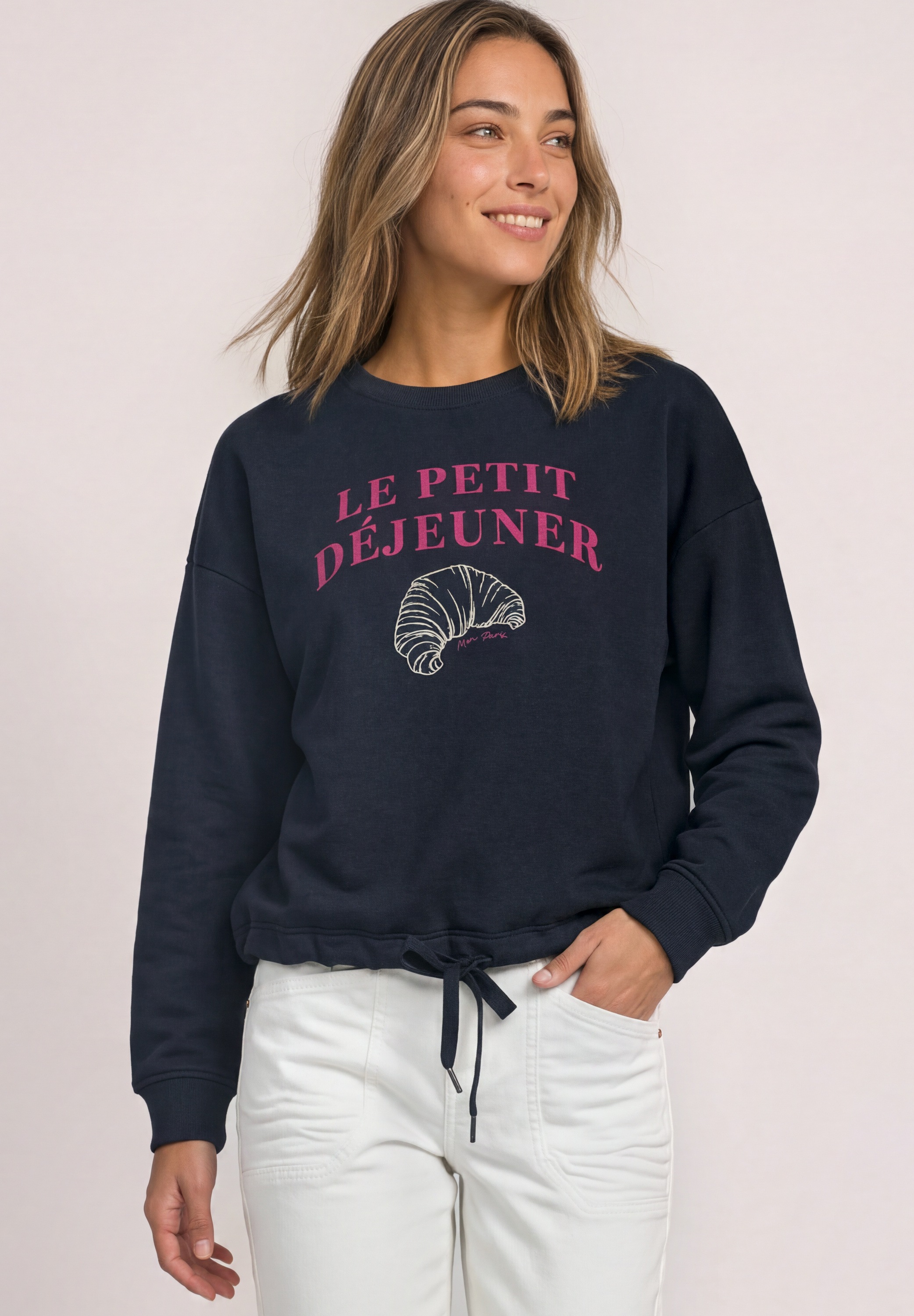 STREET ONE Sweatshirt, mit Wording-Print