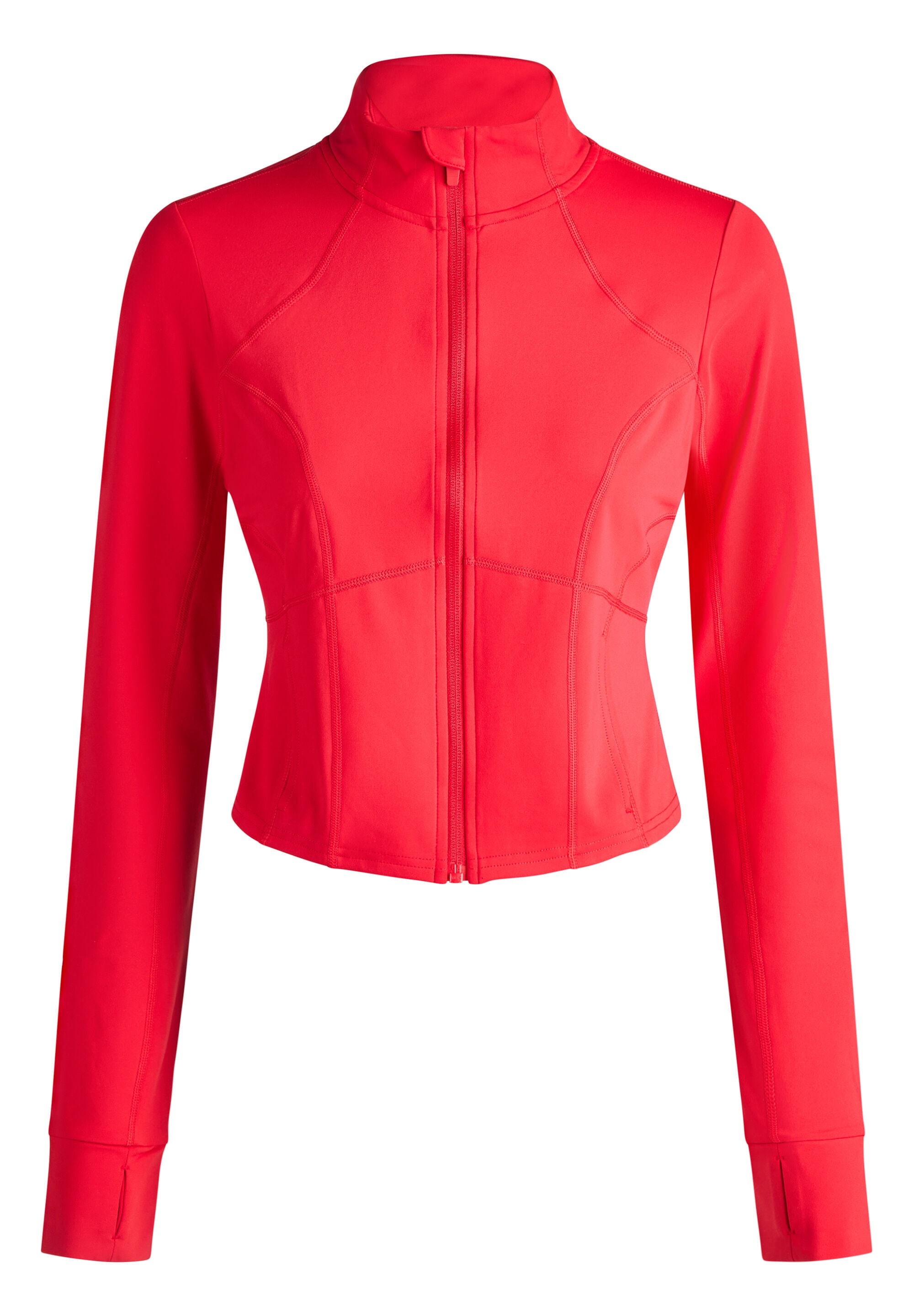 Fabletics Trainingsjacke "Fabletics Jacke PERFECT STORM CROPPED TRAIN JACKET" ohne Kapuze aus Stretch-Material