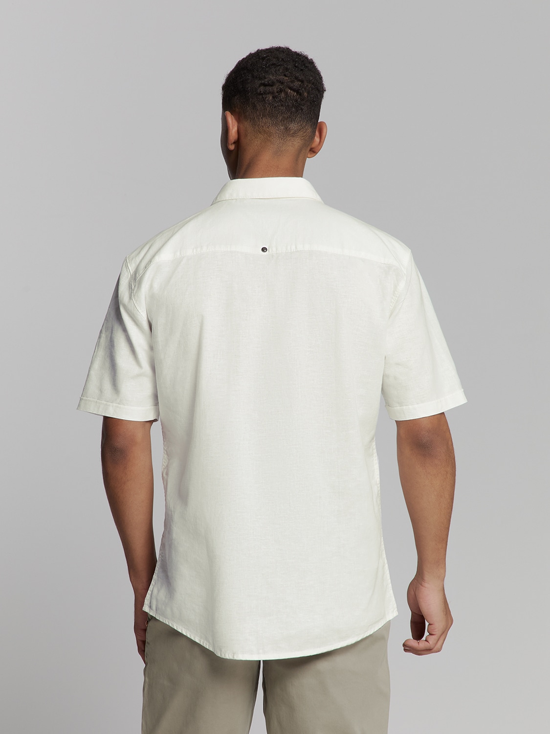 NO EXCESS Langarmhemd »No Excess Linnen shirt«
