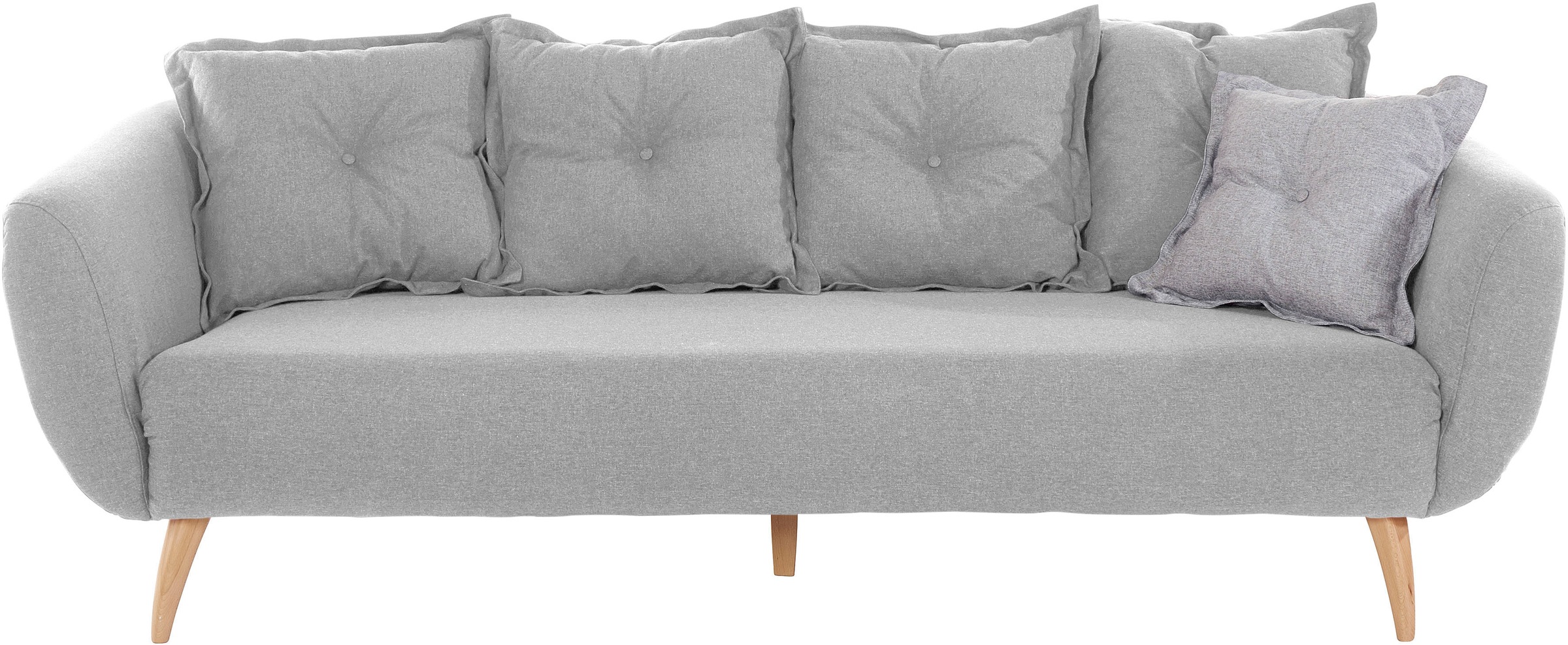 Home affaire 3-Sitzer "Baggio modern und romantisches Design, bequem", Zier günstig online kaufen