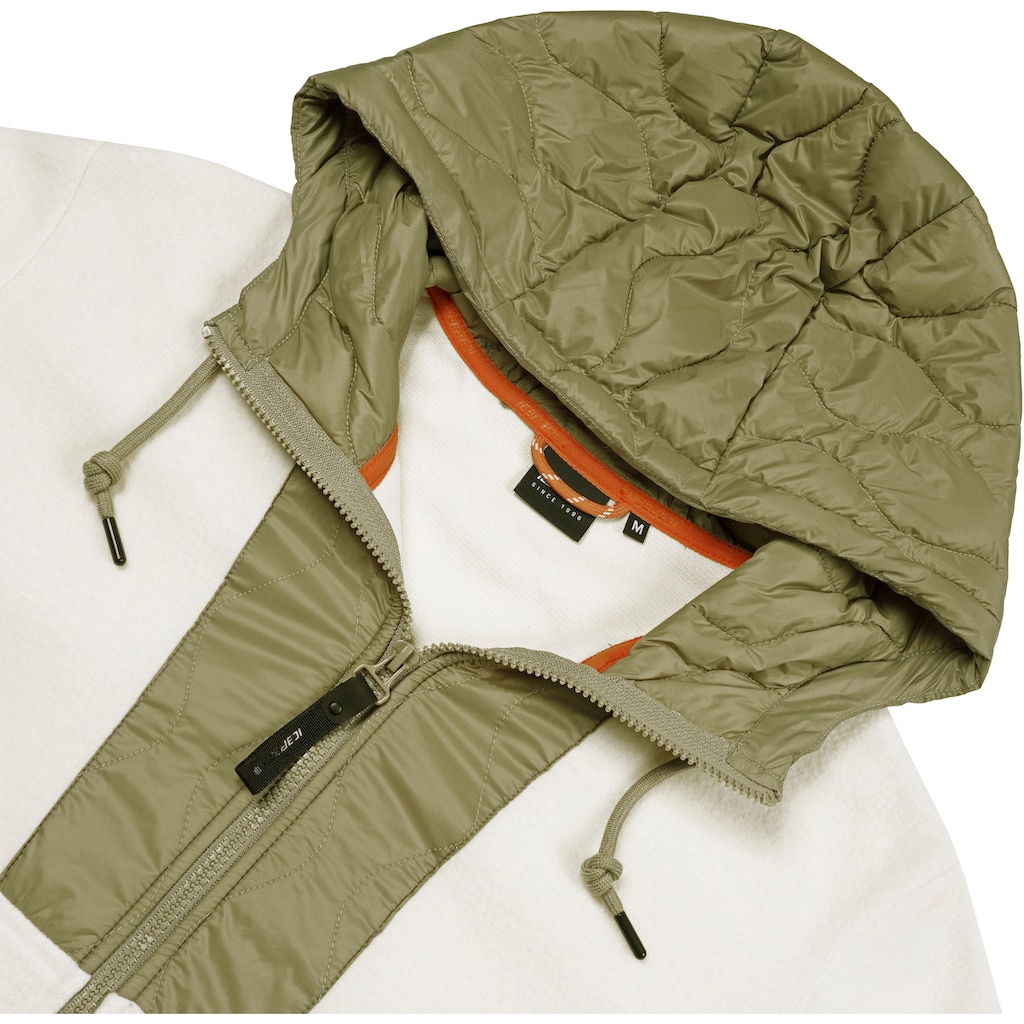 Icepeak Fleecejacke »D SWEATJACKE ABBOTSA«, mit Kapuze