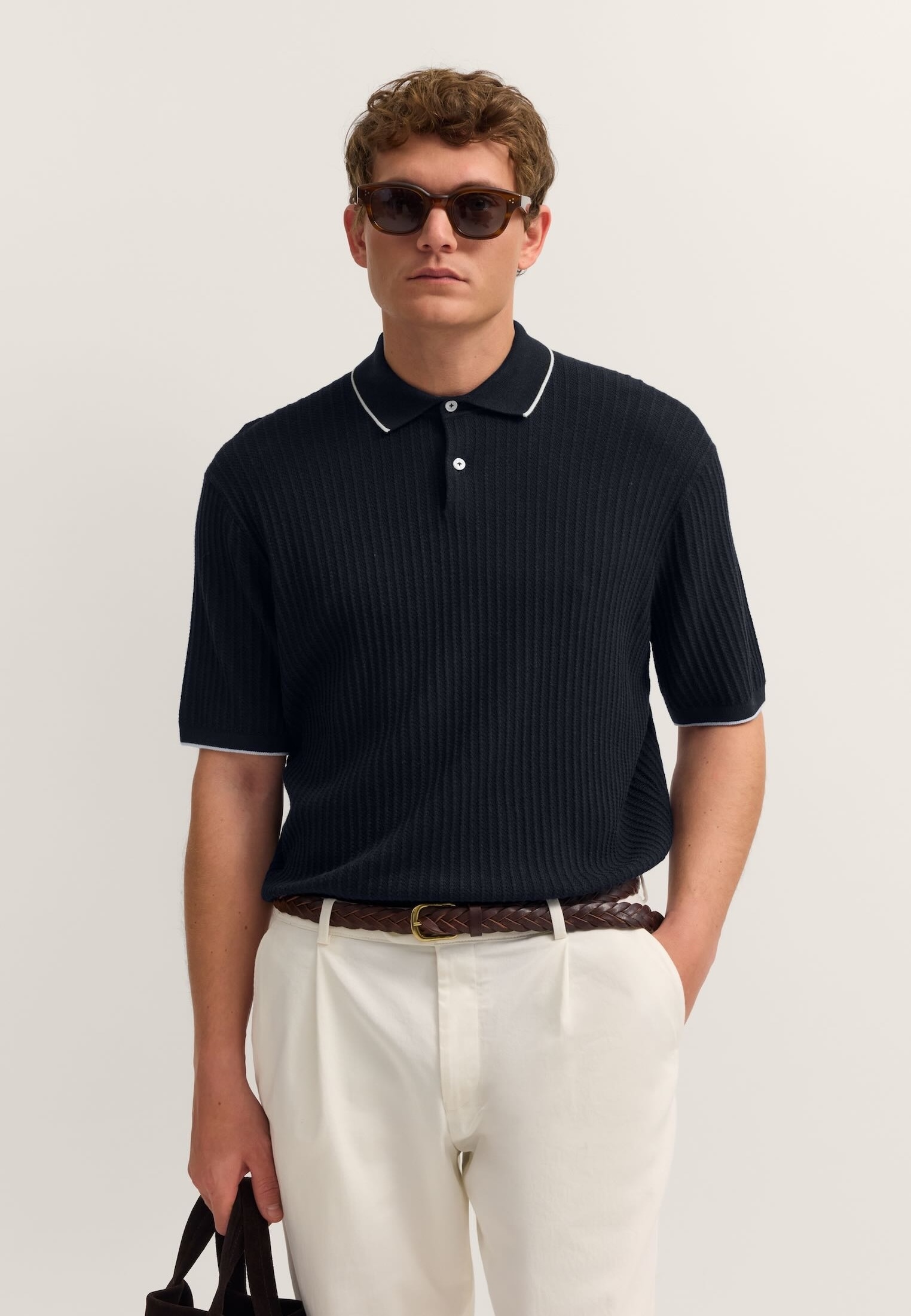 bugatti Poloshirt "kurzarm" gestrickt in Regular Fit günstig online kaufen