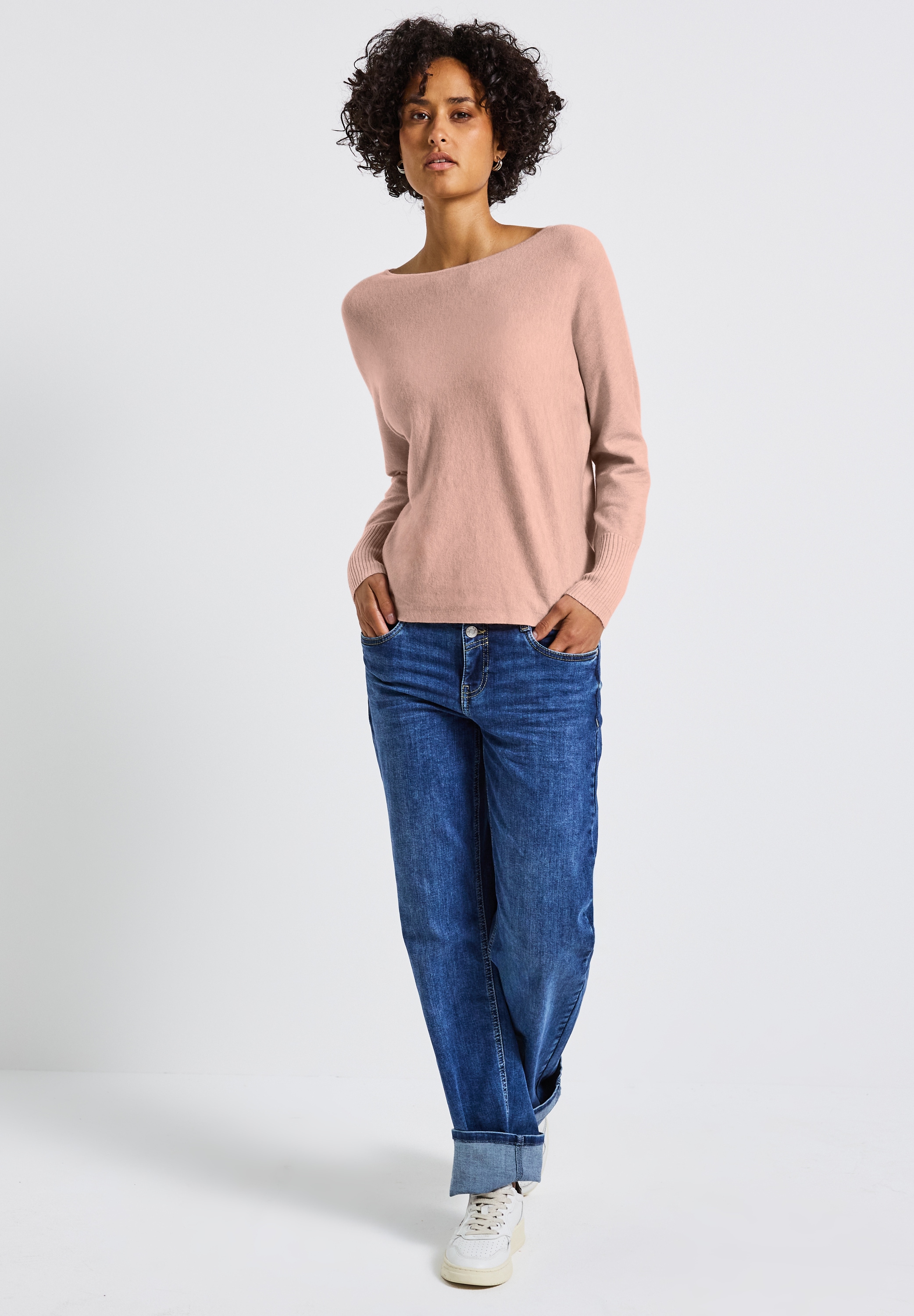 STREET ONE Strickpullover, mit U-Boot-Ausschnitt
