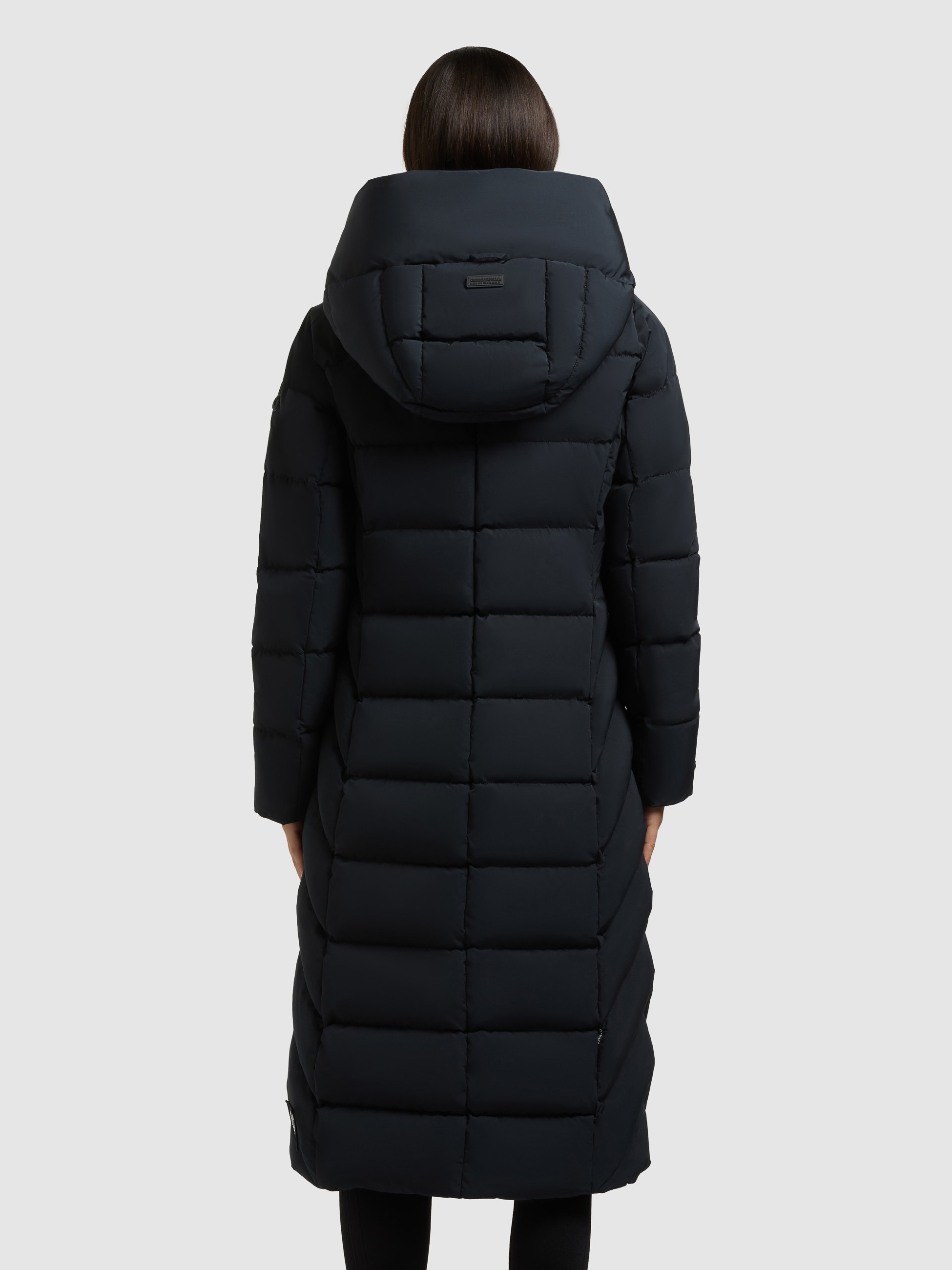 Steppmantel KHUJO "TAMKE 2IN1 (EINSATZ HERAUSNEHMBAR)", Damen, Gr. XXL, port blau, 100% Polyester, unifarben, eingesetzt elastischer Bund mit Windstopper, Mäntel Steppmantel 3