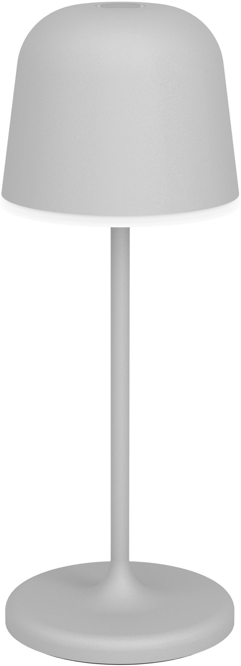 EGLO Tischleuchte »MANNERA-S Tischlampe - Alu, Stahl - LED - 1,8W - IP54« LED-Modul 1 Stk. Neutralweiß | Warmweiß Akku Tischleuchte, Außentischleuchte, Gartenlampe, H20 x Ø7,5 cm