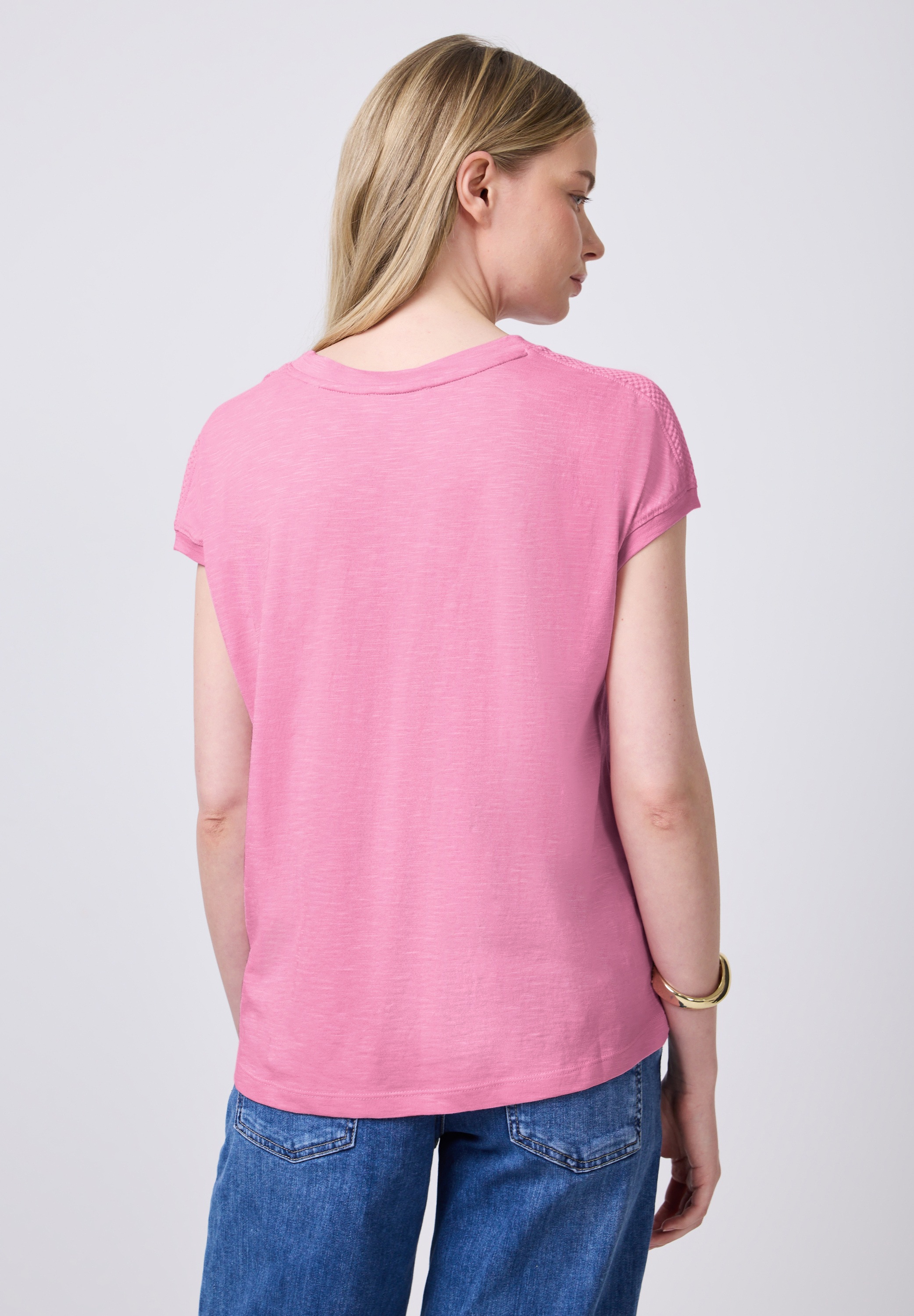 STREET ONE STUDIO T-Shirt, im soften Baumwoll-Mix