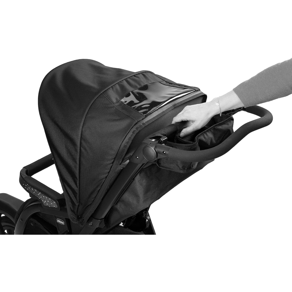 Chicco Kombi-Kinderwagen »Trio-System Activ3 Top, Dark Beige«, 15 kg, mit Regenschutz und Babyschale