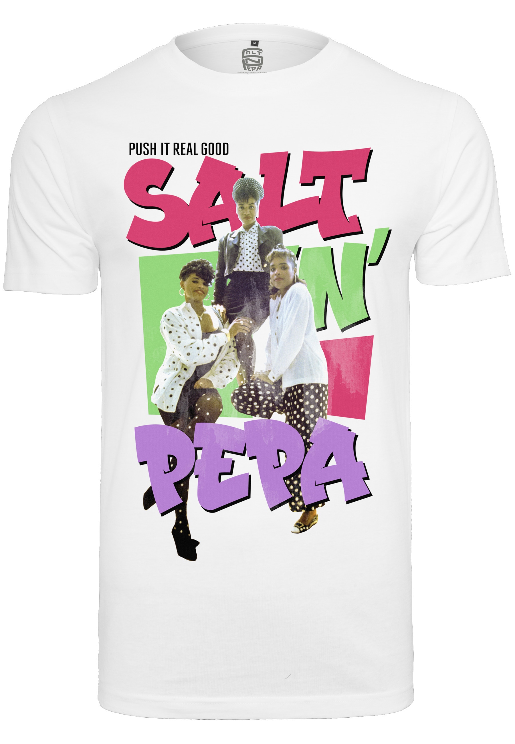 MisterTee Kurzarmshirt "MisterTee Ladies Salt N Pepa Tee" 1 Stk.