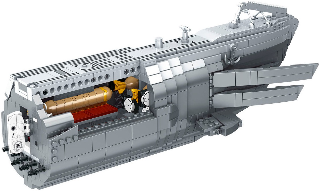 Revell® Modellbausatz »Revell Brick System, U-Boot U-96 aus "Das Boot"«