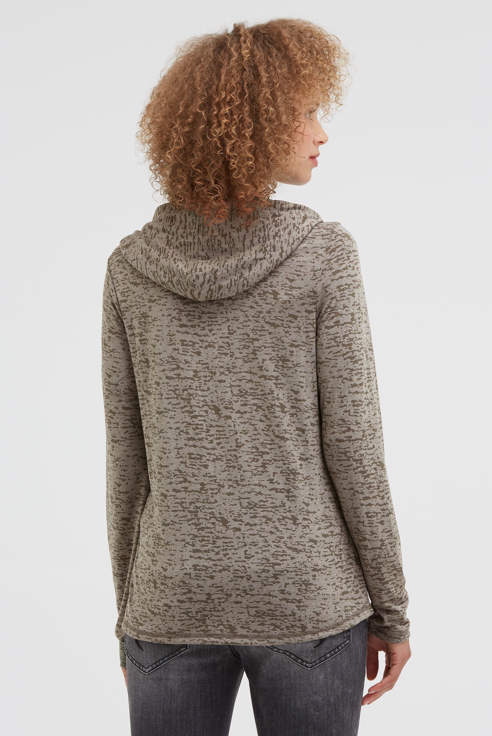 SOCCX Kapuzenshirt, mit Ausbrenner-Effekten