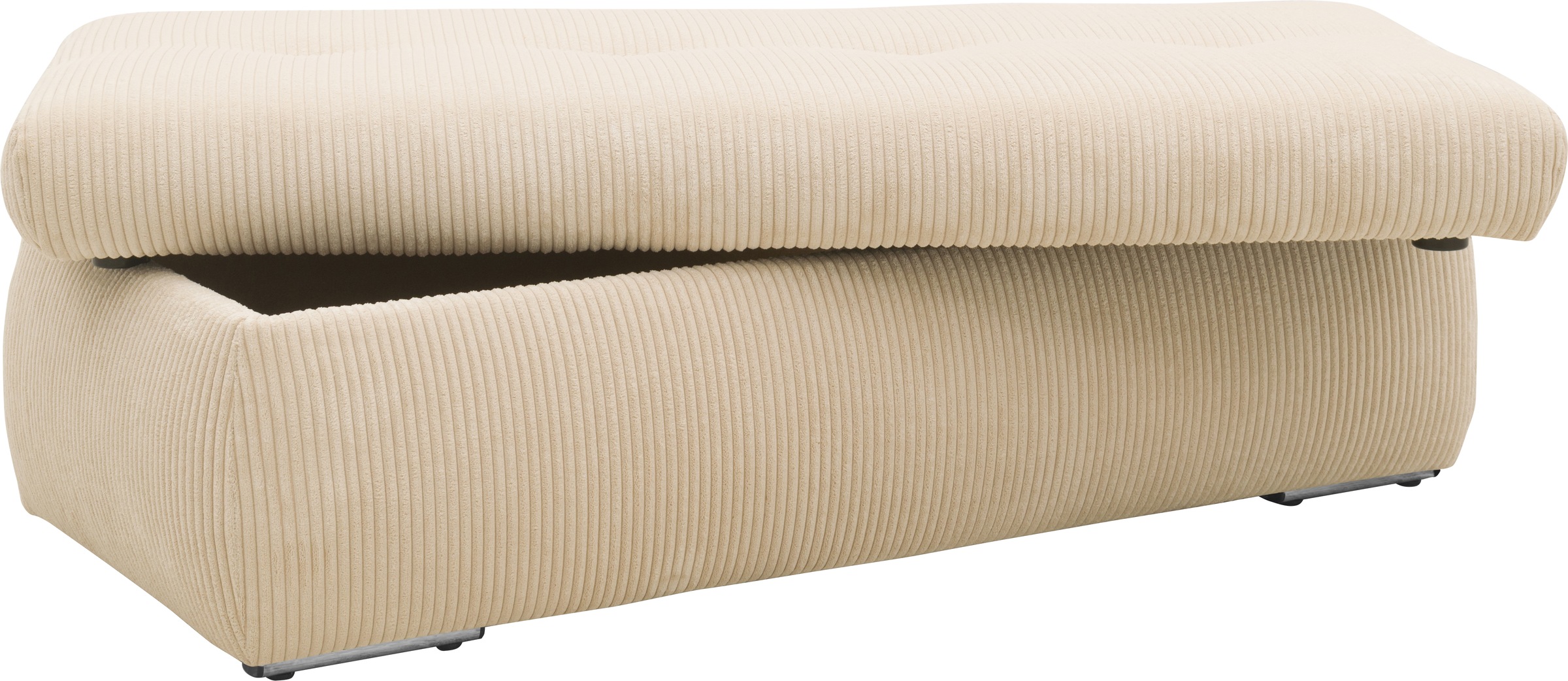 DOMO collection Hocker »NMoric«, mit Stauraumfach, auch in Cord