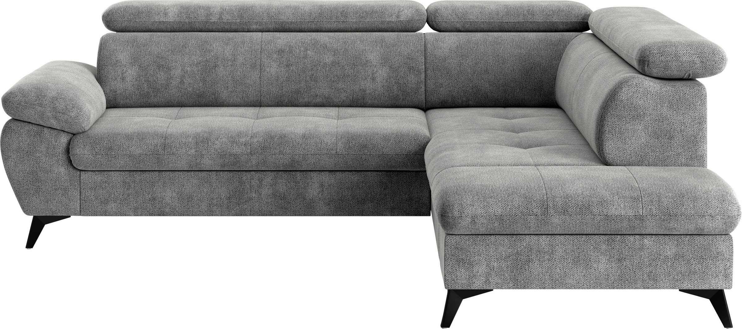COTTA Ecksofa "Hudson L-Form, B: 256 cm" mit Kopfteilverstellung, optional günstig online kaufen