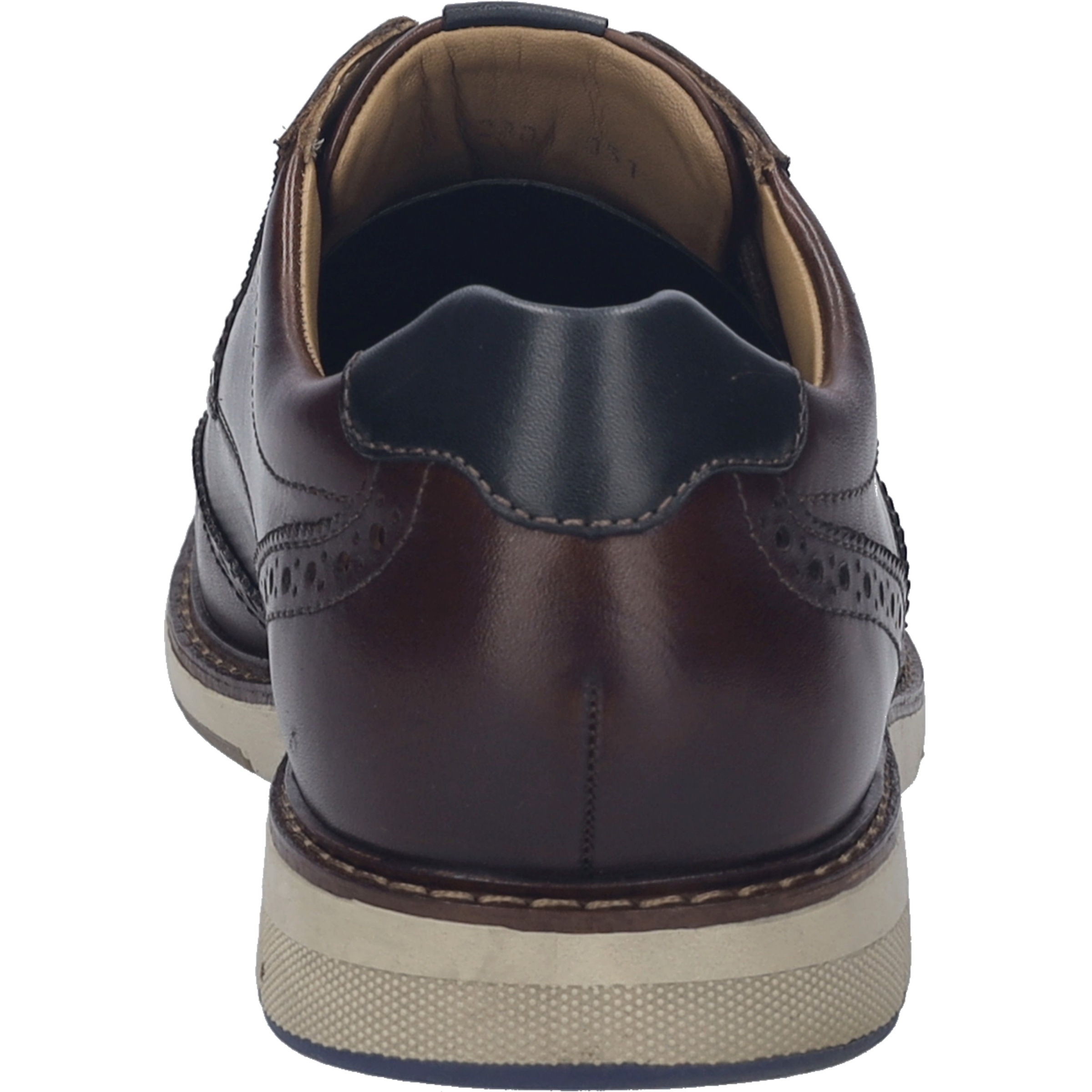 Schnürschuh JOSEF SEIBEL "Stuart 04, castagne-kombi", Herren, Gr. 45, braun (castagne, kombi), Obermaterial: 100% Rindsleder Leather cow., Schuhe Schnürschuh 3