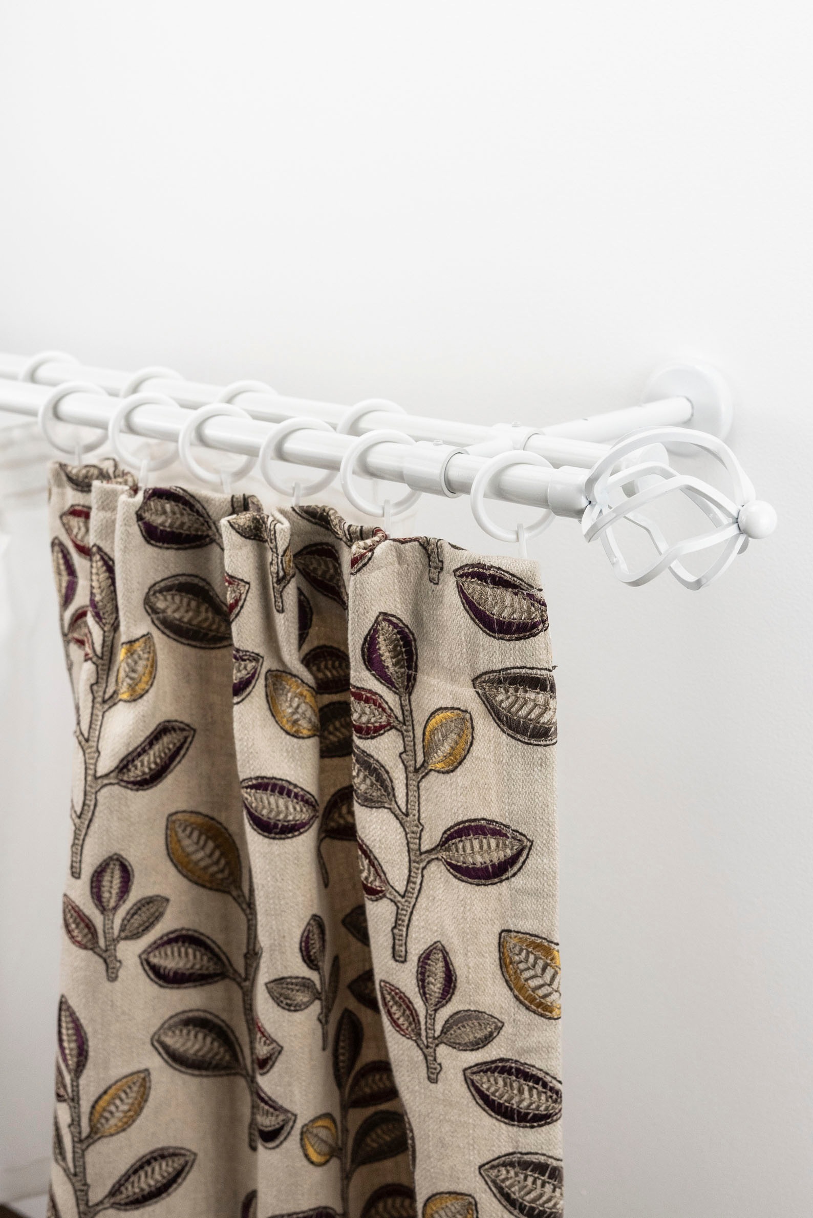 GARESA Gardinenstange "RUSTIKA" Ø 16 mm 2 läufig-läufig Wunschmaßlänge rust günstig online kaufen