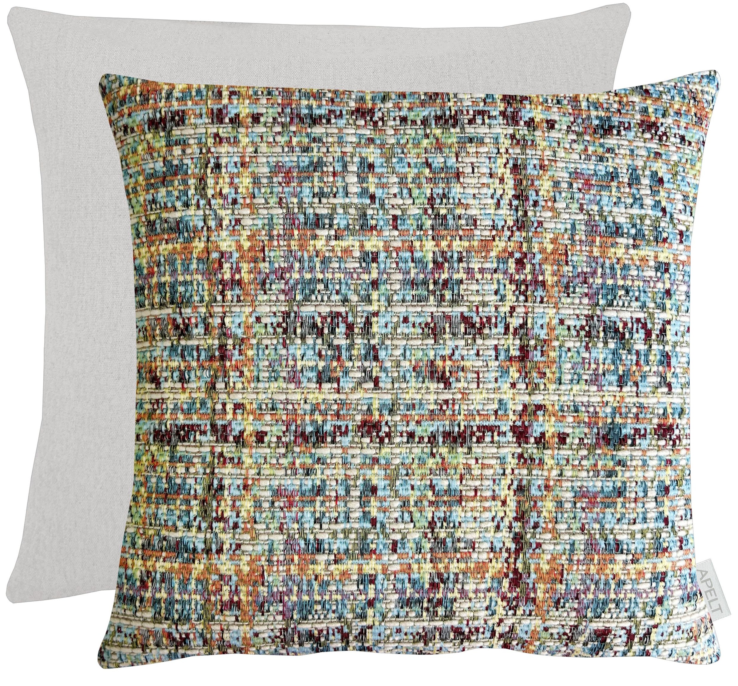 Dekokissen APELT, B:45cm H:10cm L:45cmpastellfarben, zartes rose, gelb, mint, meliert, Mischgewebe, Dekokissen_Sitzkissen_Kissenhüllen, "Chalet",