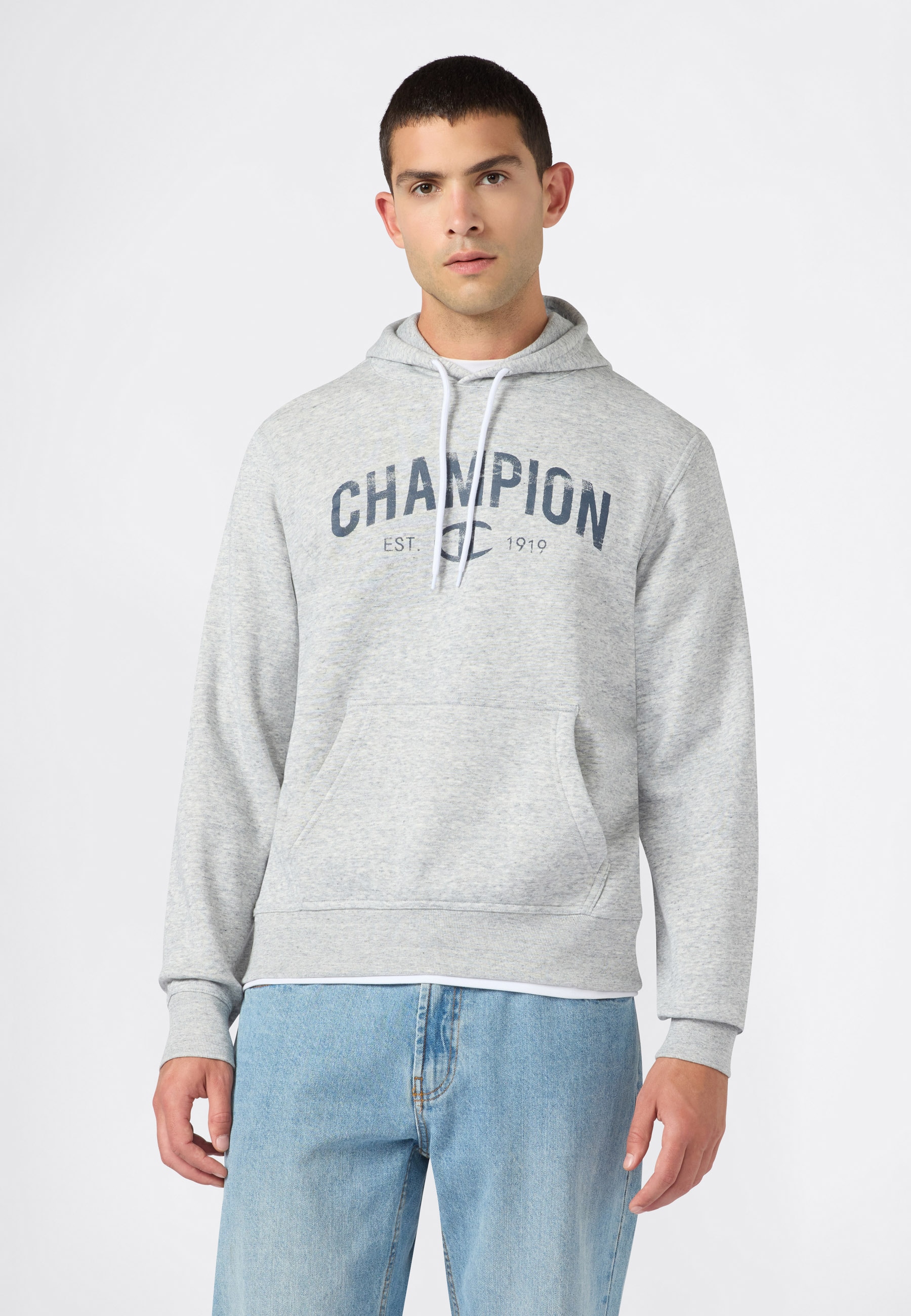 Champion Kapuzensweatshirt "SPORTWEAR HOODIE Standard Fit", Langarm-Ausführung, aus Baumwolle und Polyester, Standard Fit