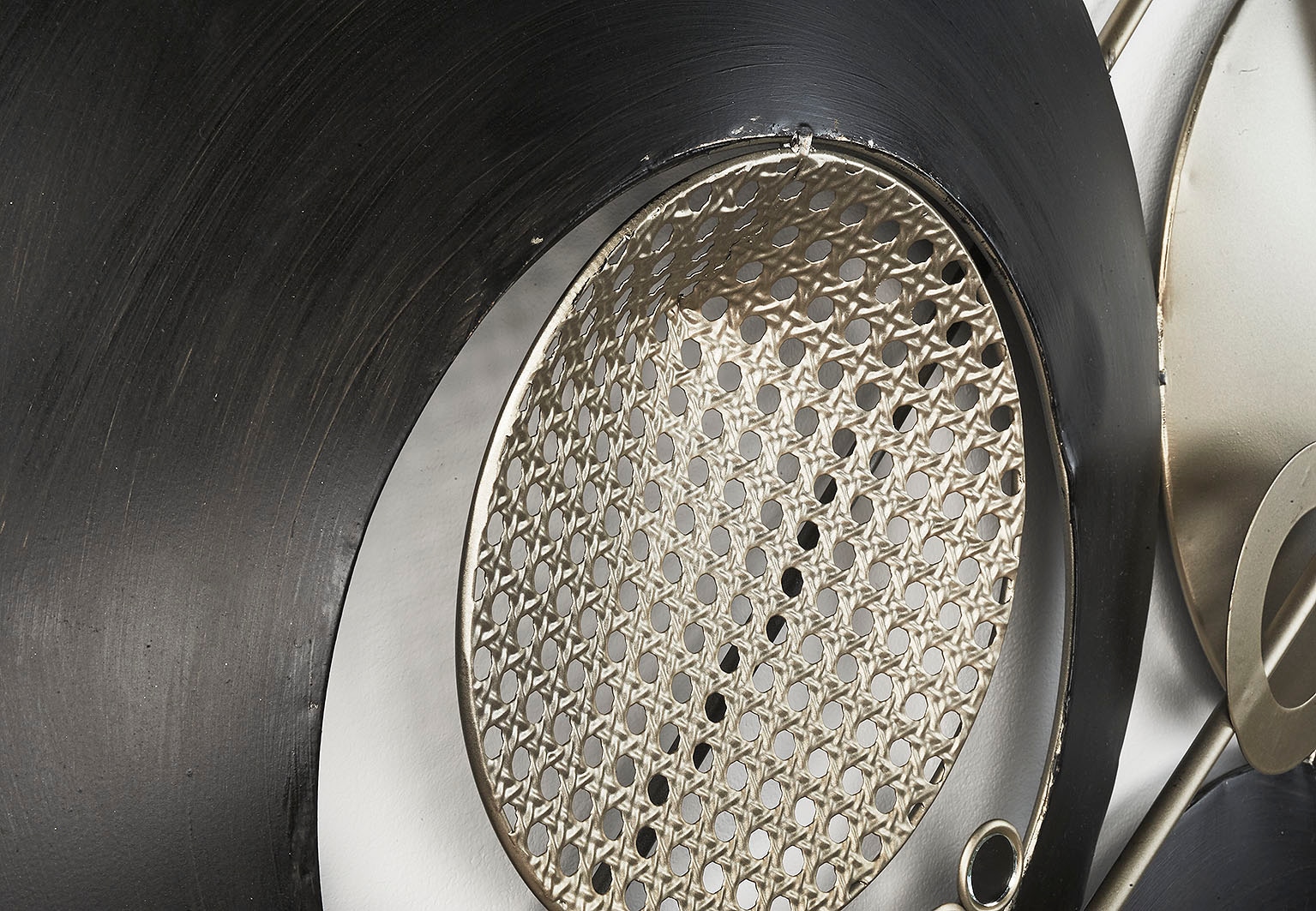 locker Wanddekoobjekt »Wandbild Kreise/Spiegel«