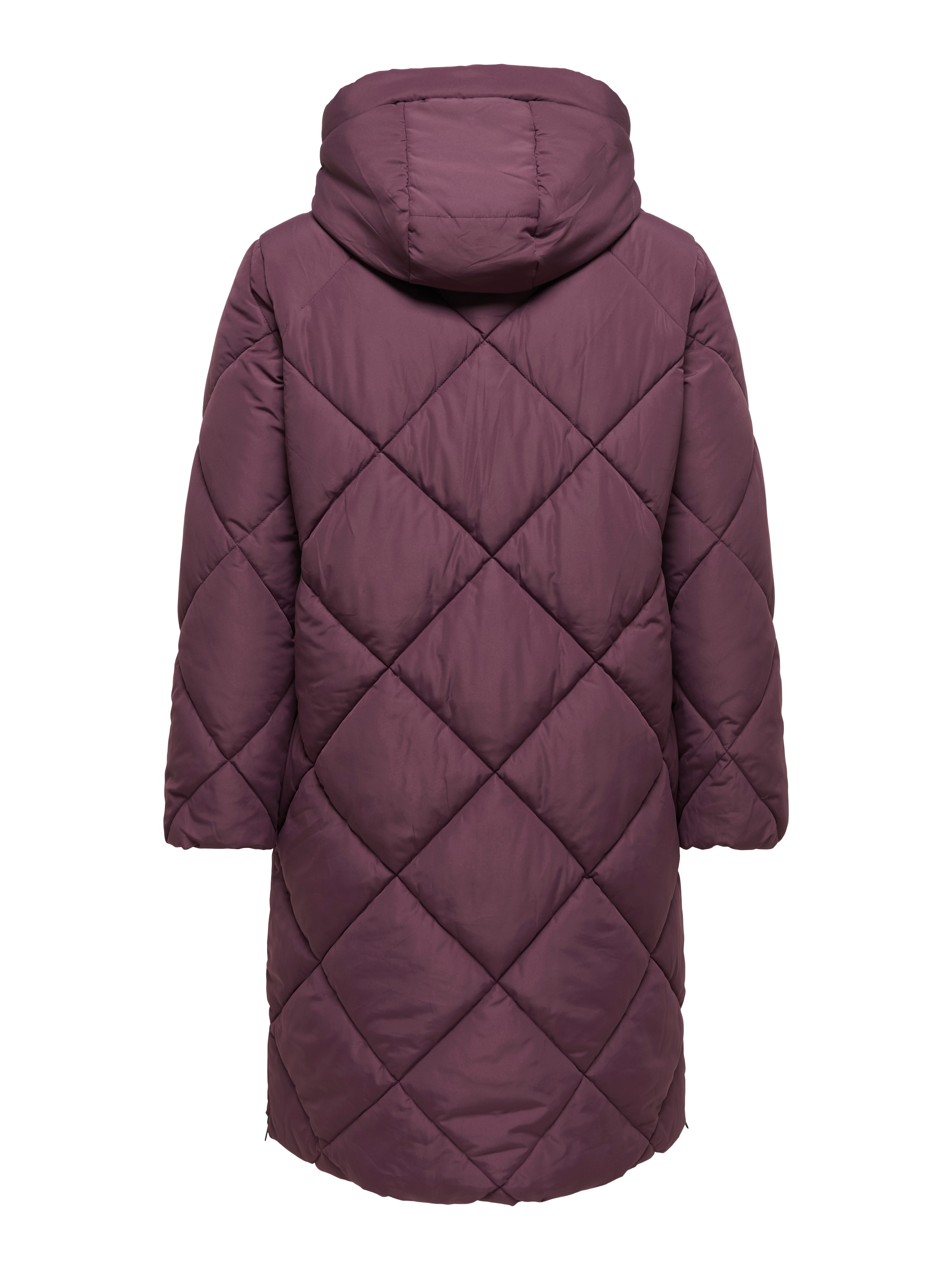 ONLY CARMAKOMA Steppmantel »CARMAGGI LONG HOOD PUFFER OTW« Kunstfaser