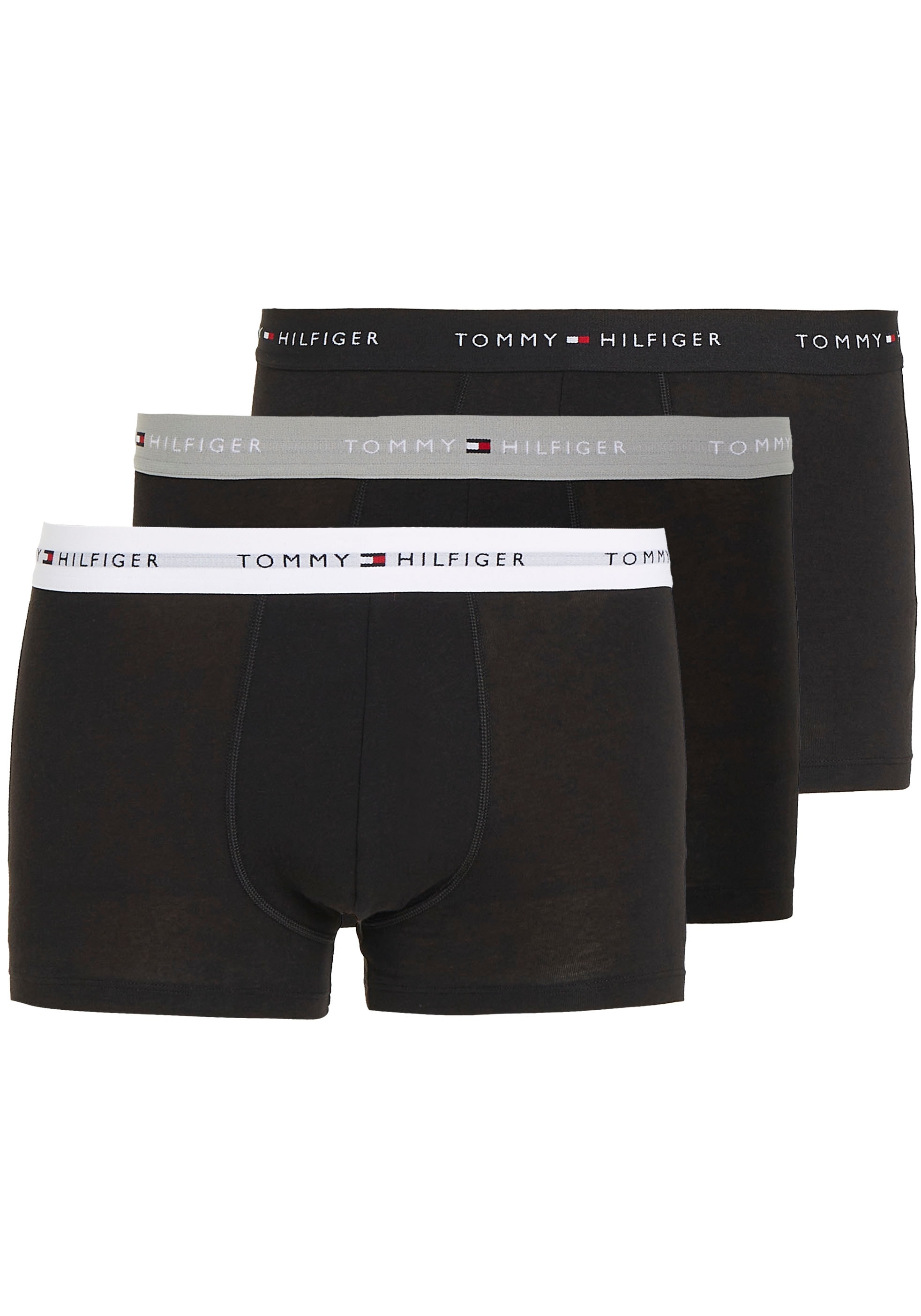 Underwear St., Trunk online TRUNK«, WB Hilfiger bestellen (Packung, 3er-Pack), »3P mit Logo-Elastikbund | 3 Tommy BAUR