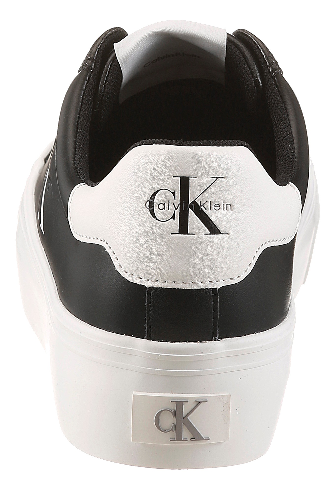 Calvin Klein Plateausneaker "VULC FLATFORM LACEUP LOW LTH" Schnürschuh, Hal günstig online kaufen