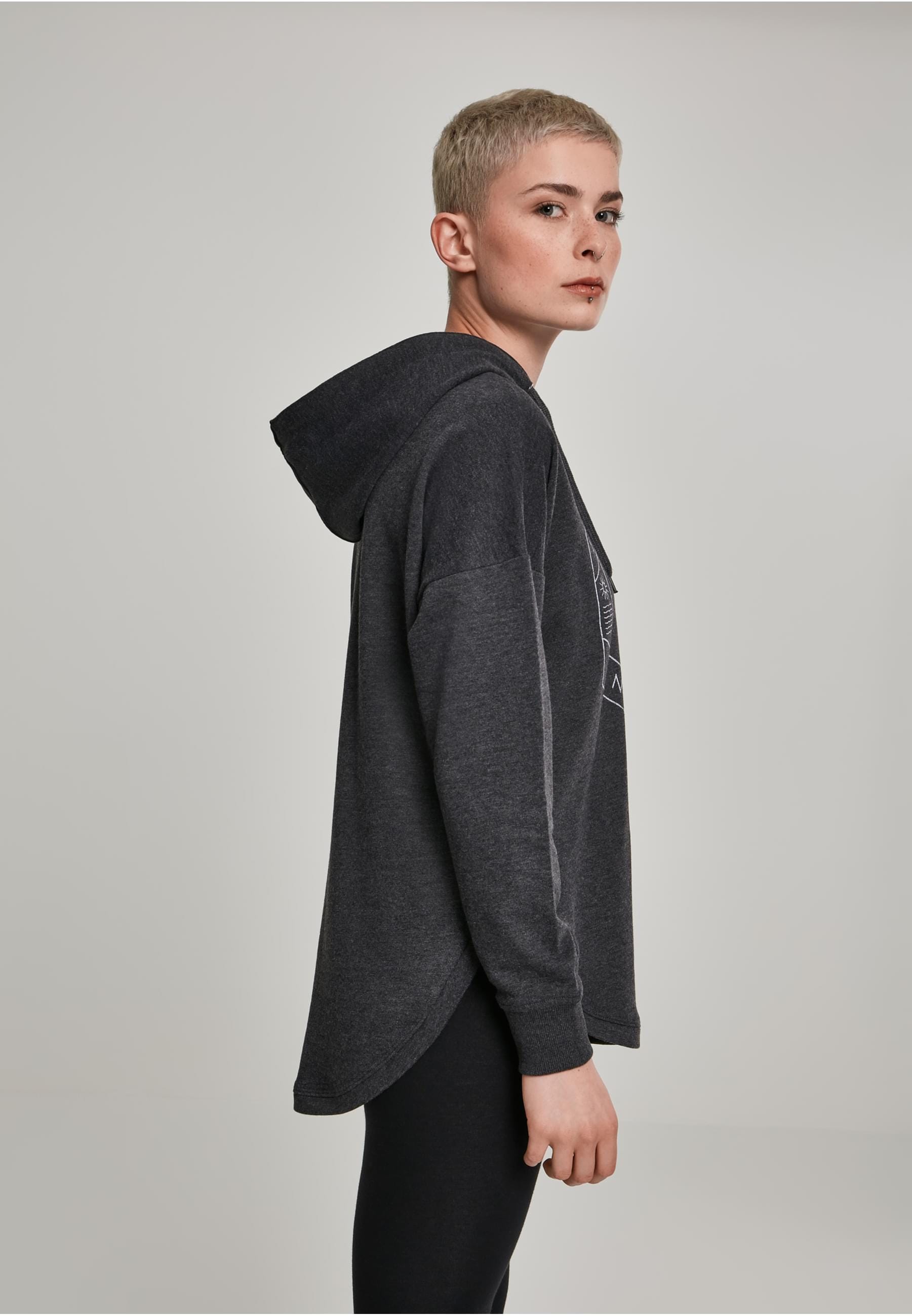 Merchcode Kapuzenpullover »Merchcode Damen Ladies Linkin Park OML Oversize Hoody«, (1 tlg.)
