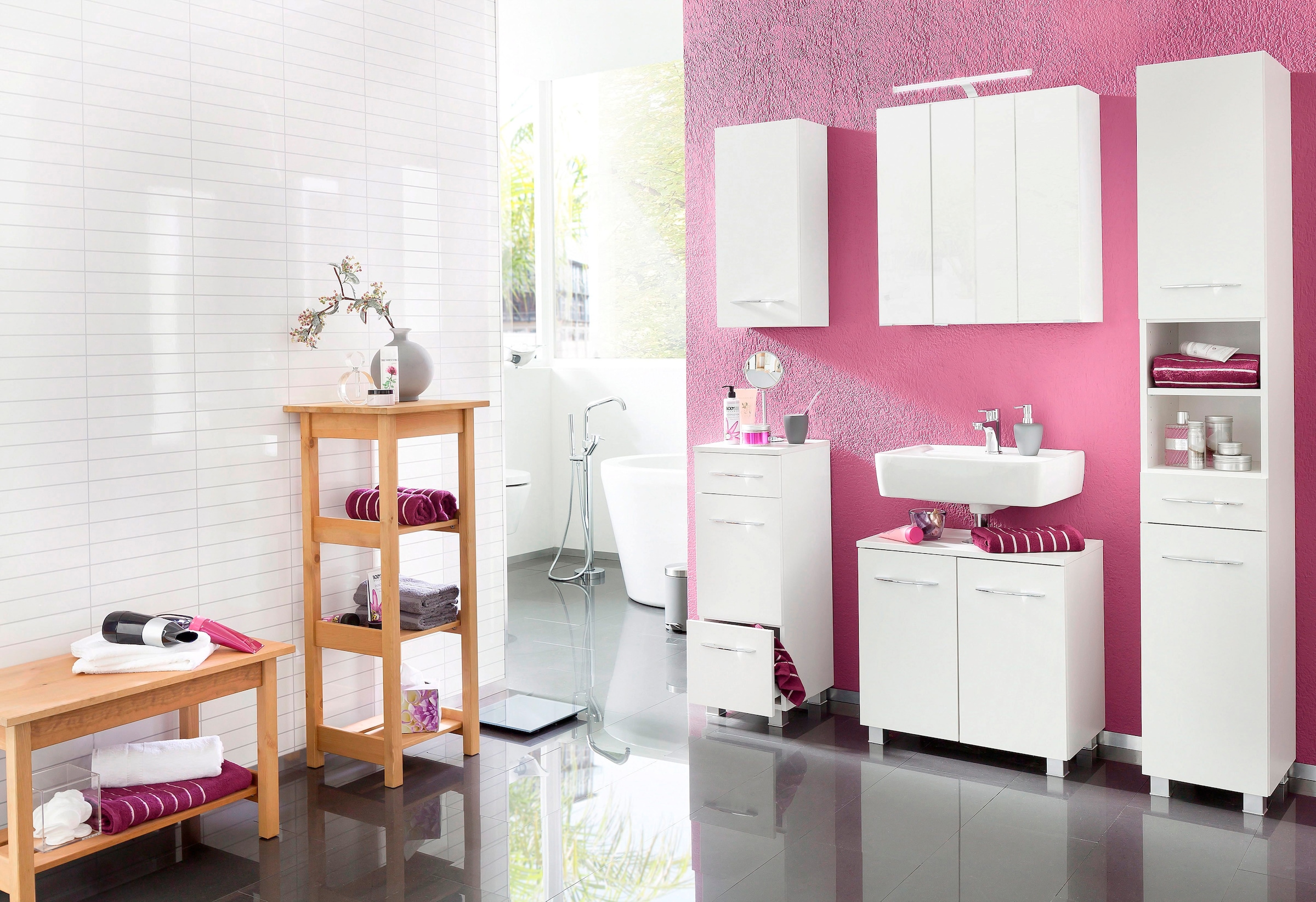 welltime Waschbeckenunterschrank »Portofino«