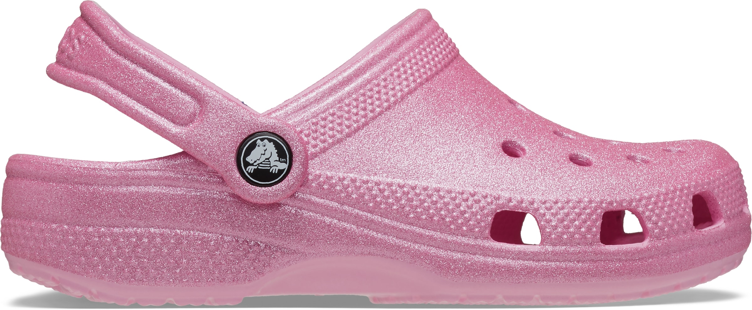 Crocs Clog »Classic Clog«, Glitzerschuh, Babyschuh, Sommerschuh mit allover Schimmer