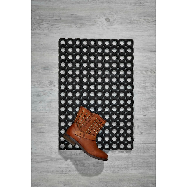 Andiamo Fußmatte »Gummi Ringmatte«, rechteckig, Schmutzfangmatte, In- und Outdoor  geeignet, besonders robust | BAUR