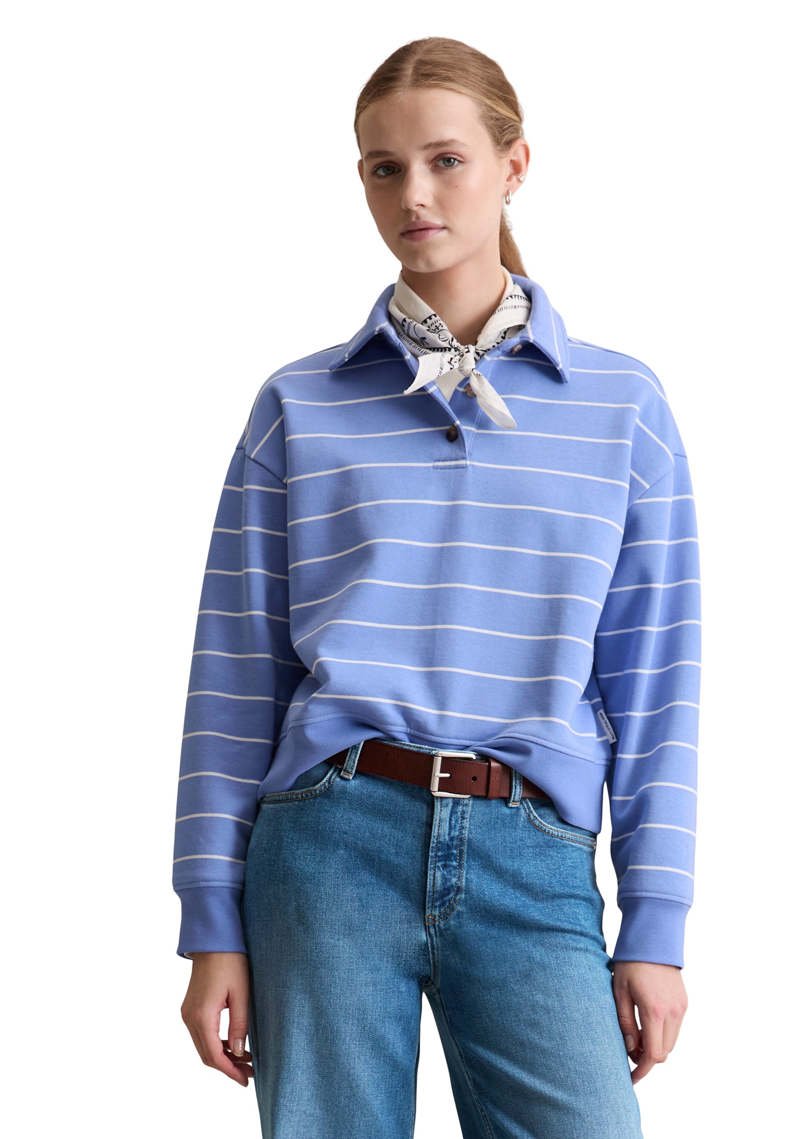 Marc OPolo DENIM Sweatshirt "aus reiner Bio-Baumwolle" günstig online kaufen
