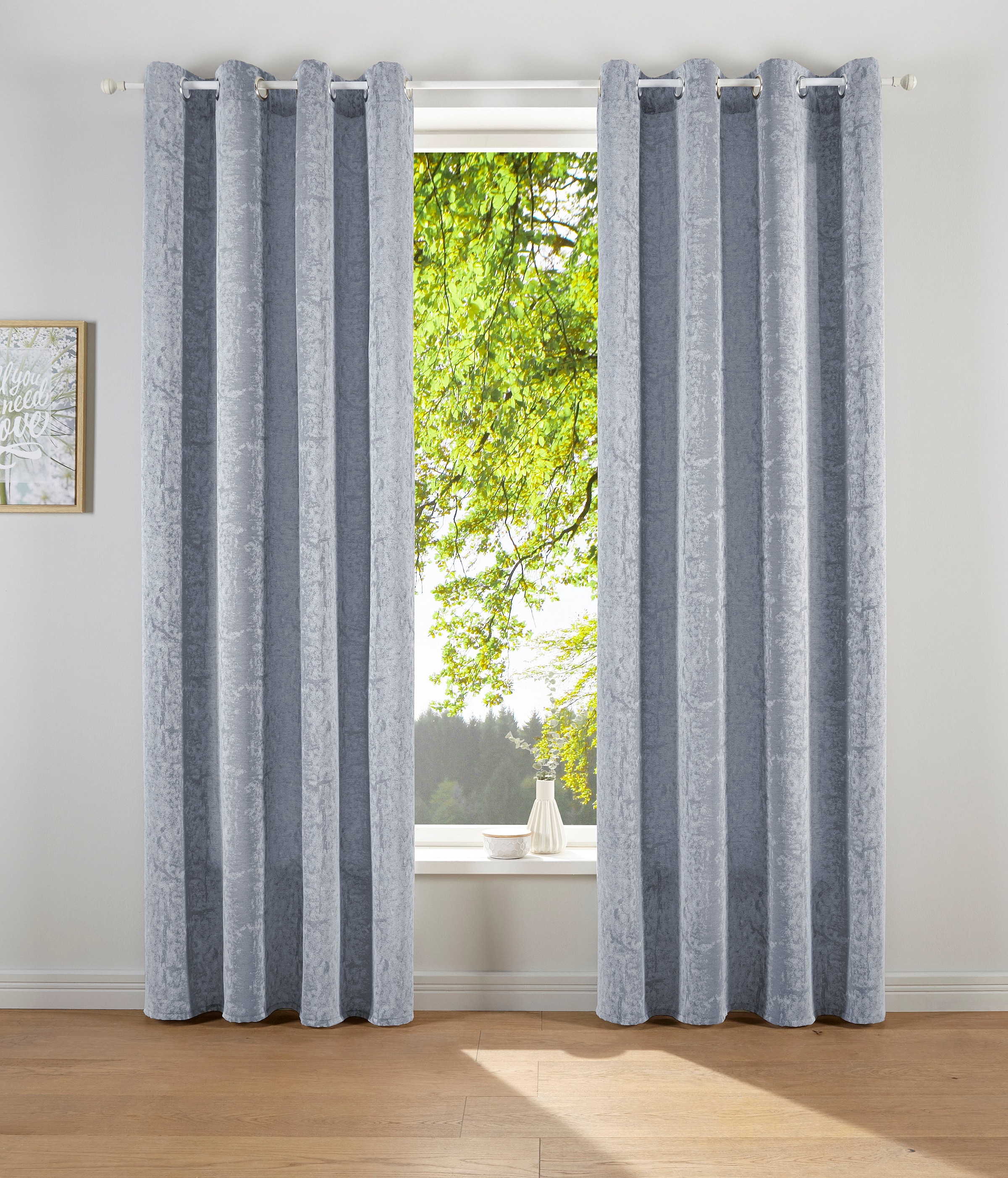 LeGer Home by Lena Gercke Vorhang "LESKA" Ösen 1 Stk. tlg. blickdicht, glat günstig online kaufen