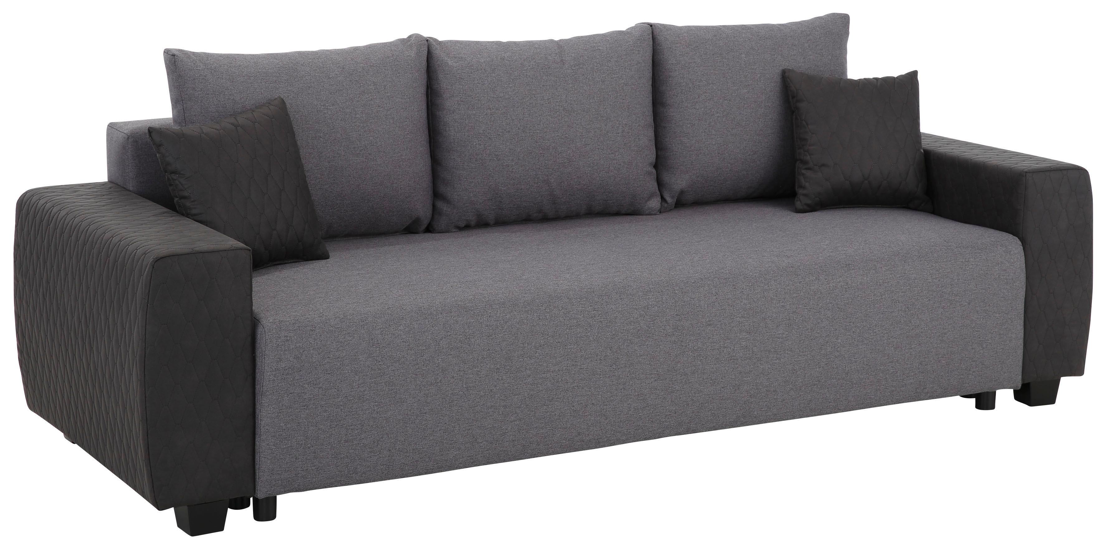Thumbnail - Home affaire Schlafsofa "Bella, B: 241 cm, Liegefl. 142x194 cm" mit Bettfunktion, Bettkasten & 2 Zierkissen, Federkern