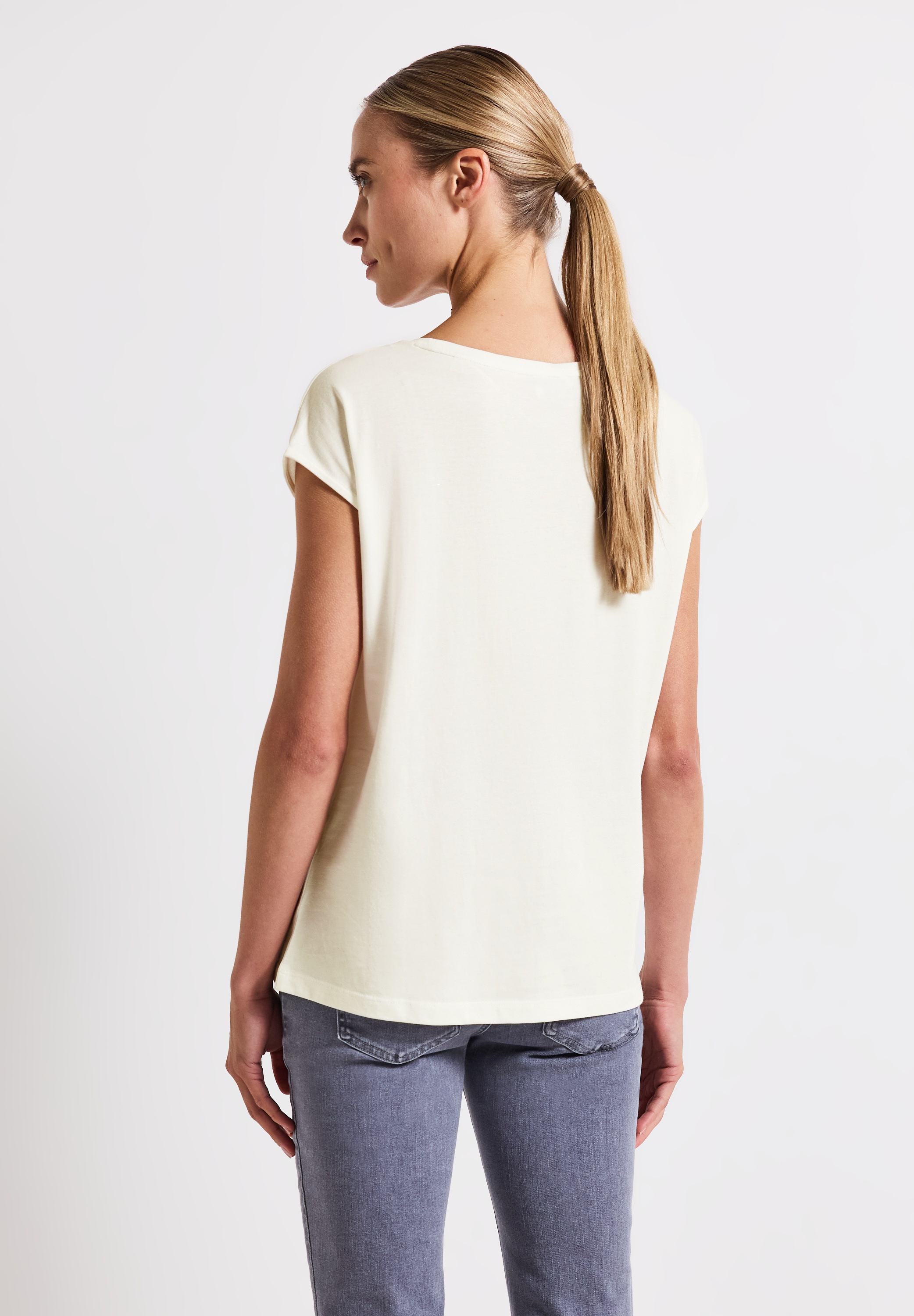 STREET ONE T-Shirt, im soften Baumwoll-Mix