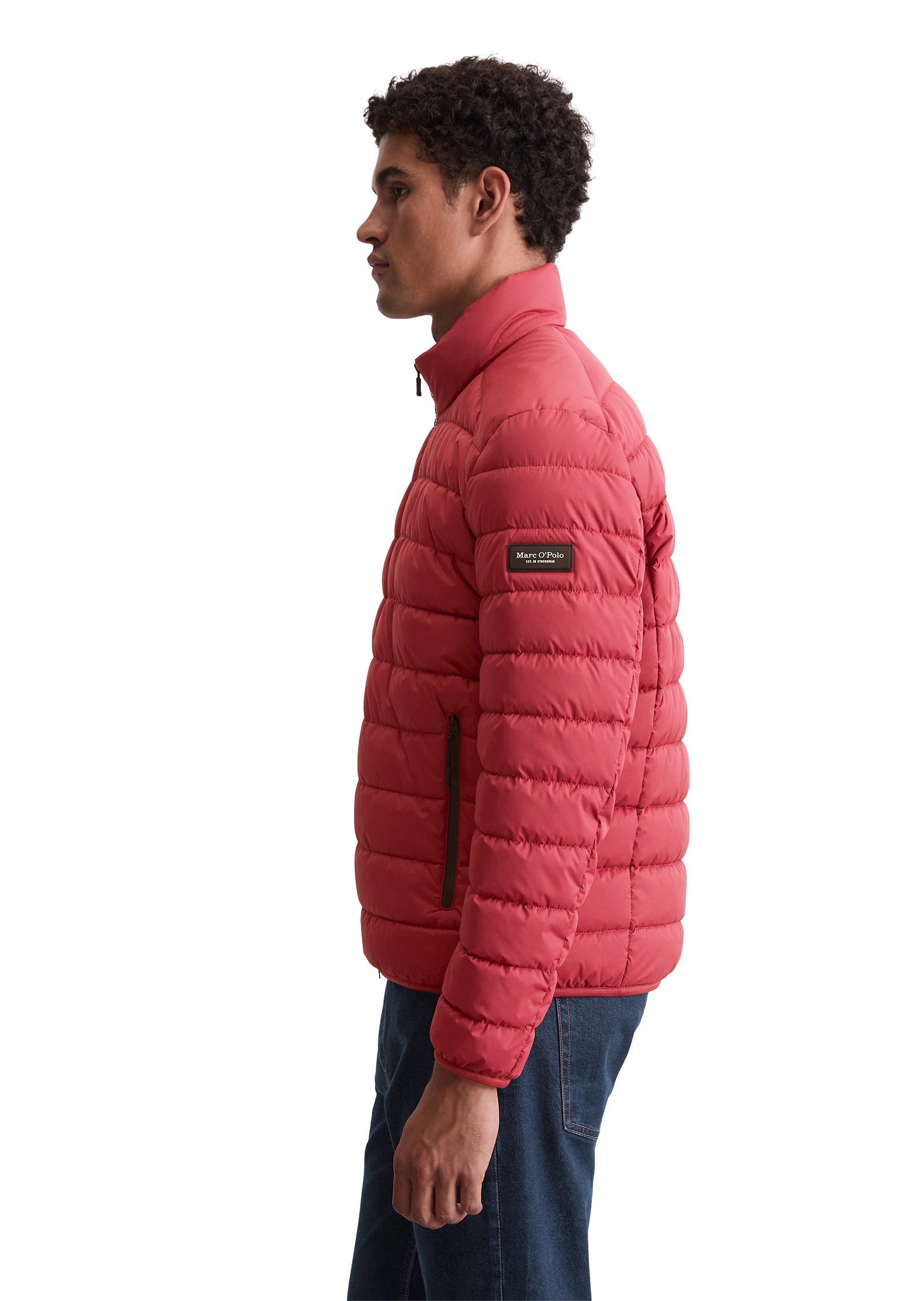 Marc O'Polo Outdoorjacke »aus recyceltem Performance-Polyester«, ohne Kapuze