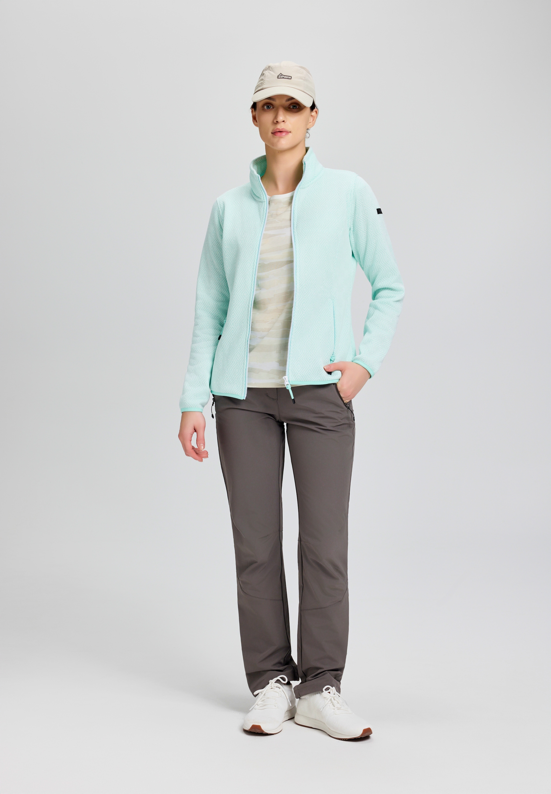 Icepeak Fleecejacke »AIKES« sportlicher Stil, für Sport- und Outdooraktivitäten