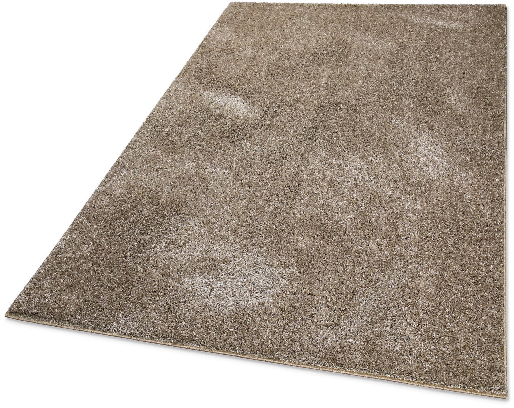my home Hochflor-Teppich »Nickolas«, rund, 30 mm Höhe, Langflor, Shaggy, dichter weicher Hochflor, uni farben, Wohnzimmer