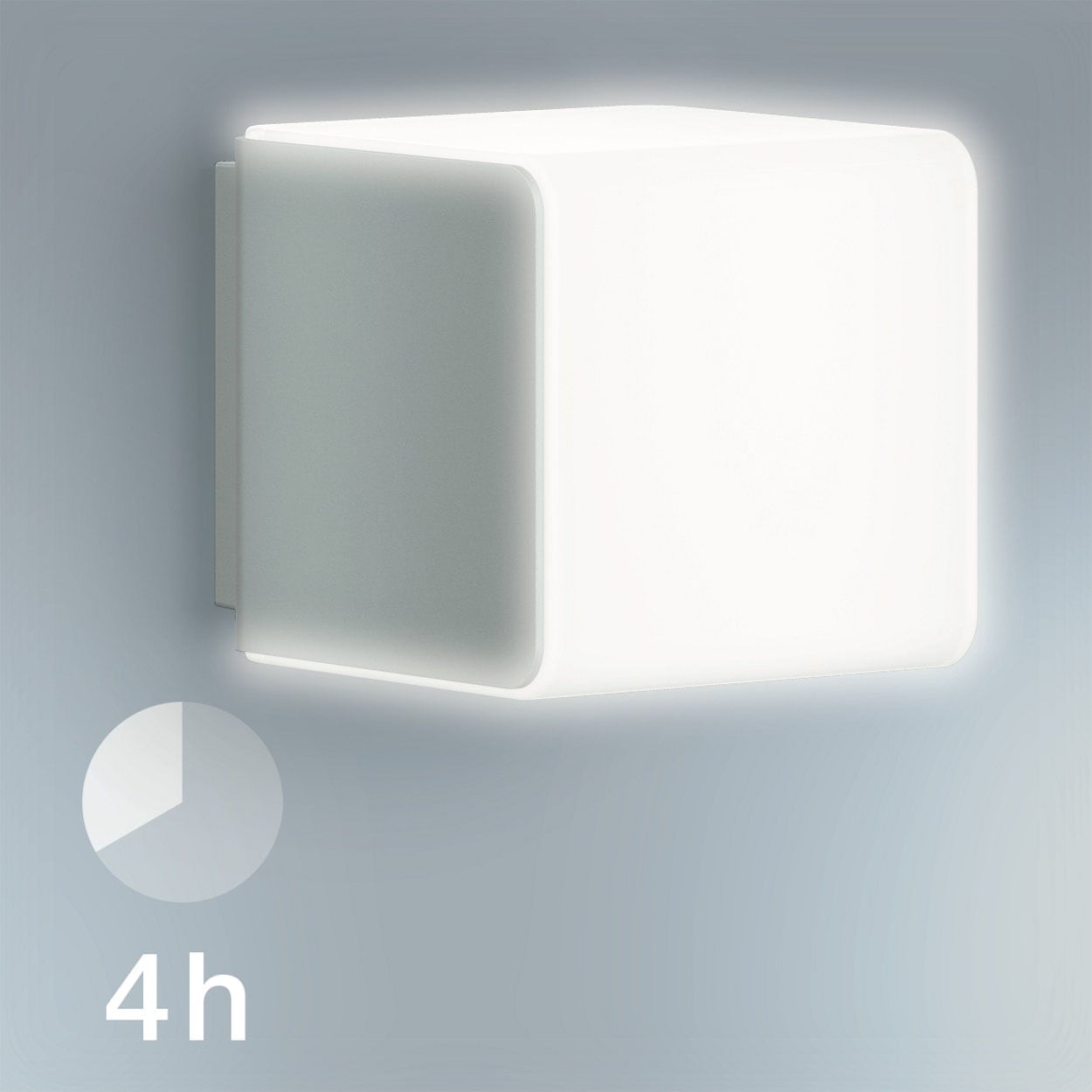 steinel LED Außen-Wandleuchte »L 830 SC ANT«, 3 flammig-flammig, 160° Bewegungsmelder, Smart Home,App-Steuerung, Silber