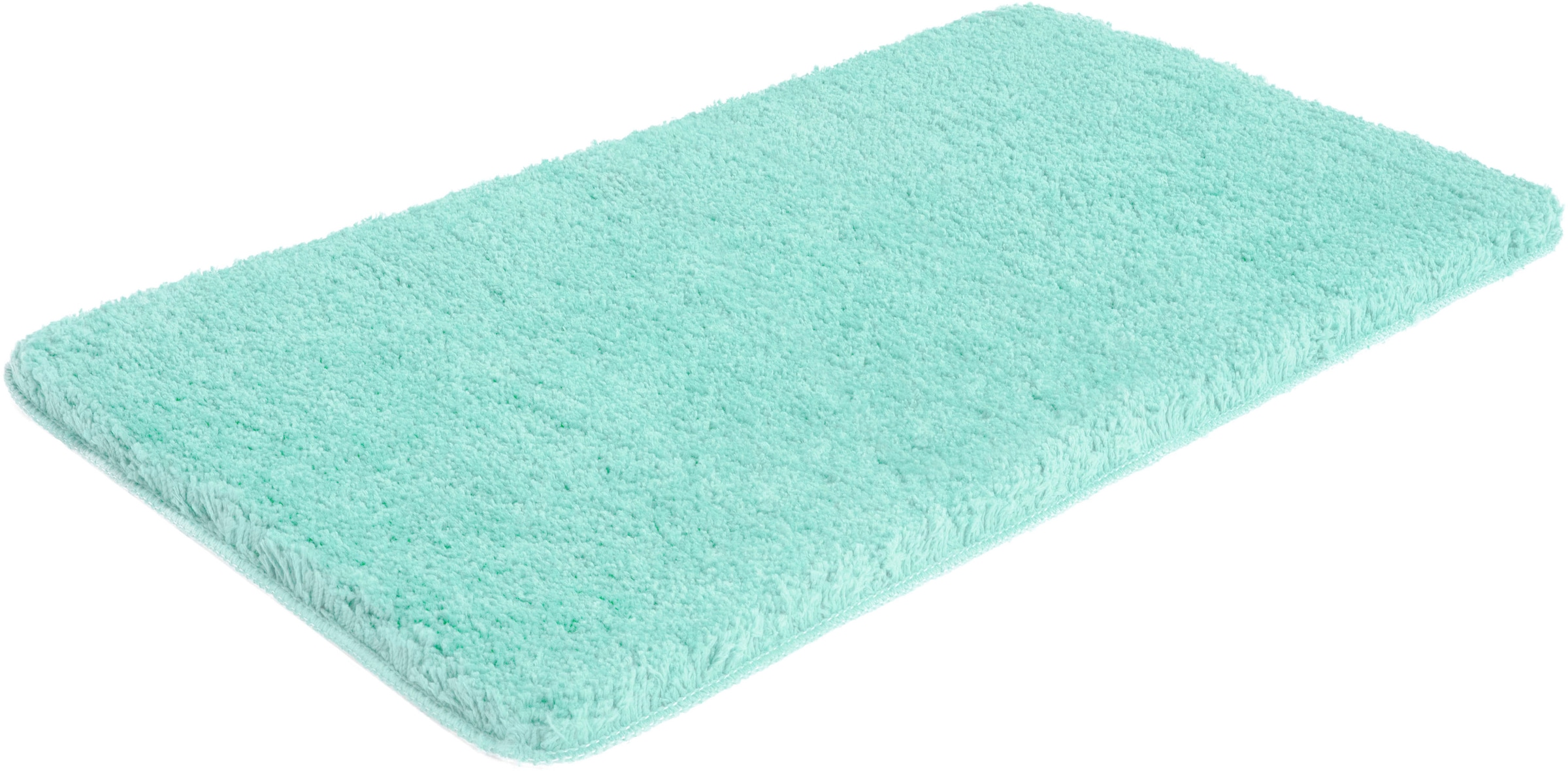 my home Badematte »Sanremo, Badvorleger, Badezimmer Teppich, sehr weich«, rutschhemmend beschichtet, fußbodenheizungsgeeignet-schnell trocknend, Badteppich, unifarben, rechteckig, rund & als 3-tlg. Set erhältlich