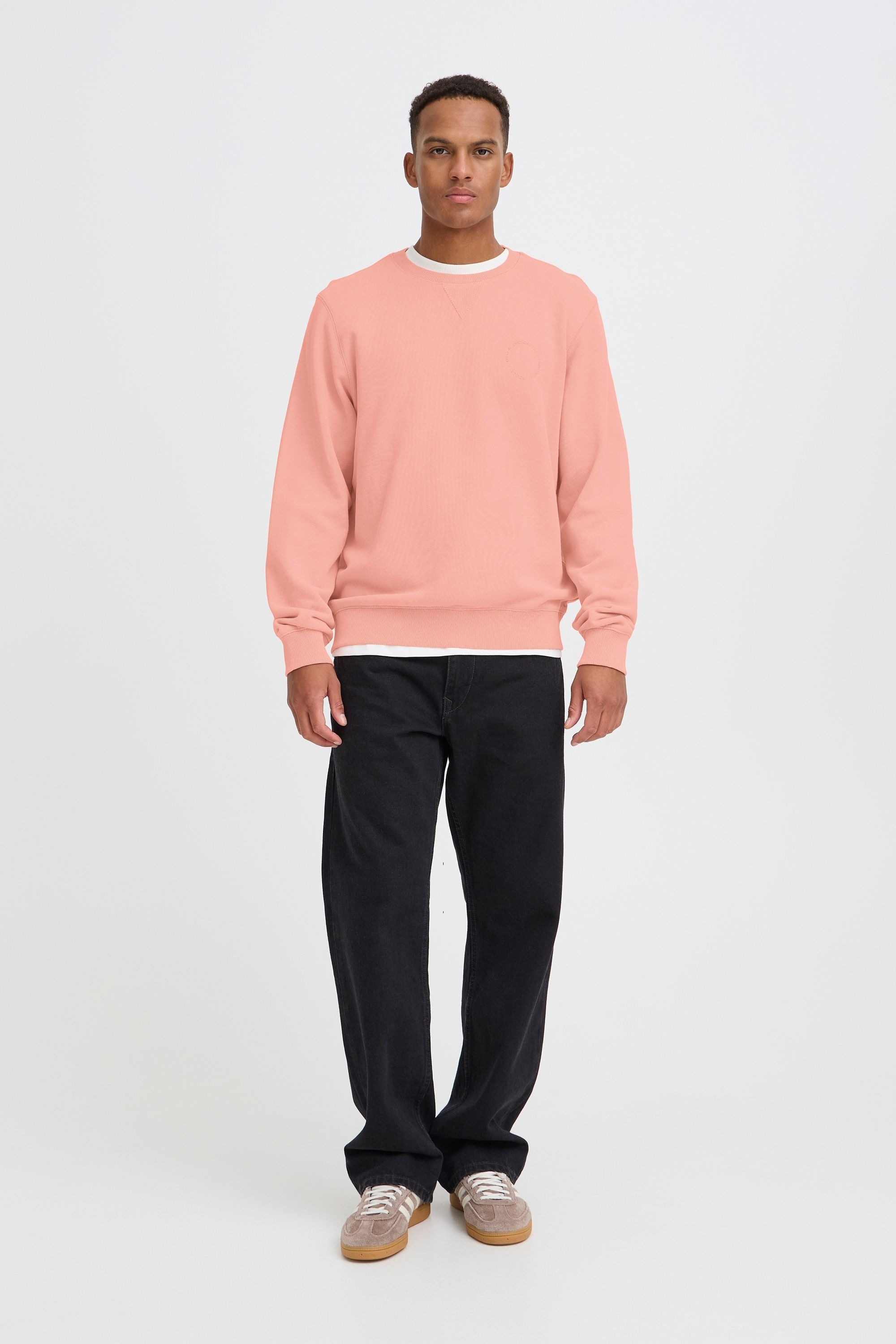 Blend Rundhalspullover »BHFactor« Bequemer Sweatpullover mit elastischen Bündchen