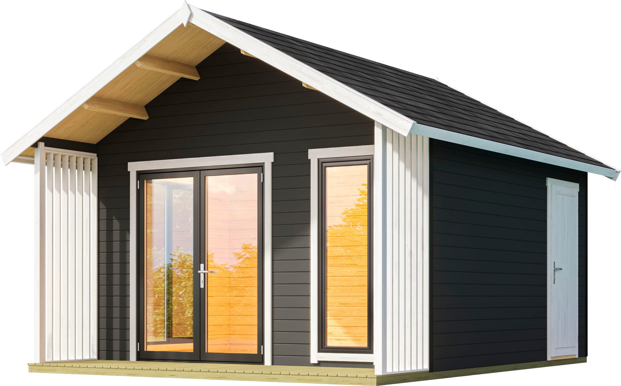 LASITA MAJA Gartenhaus »MURANO«, (Set, inkl. Fussbodenbretter zum verlegen)
