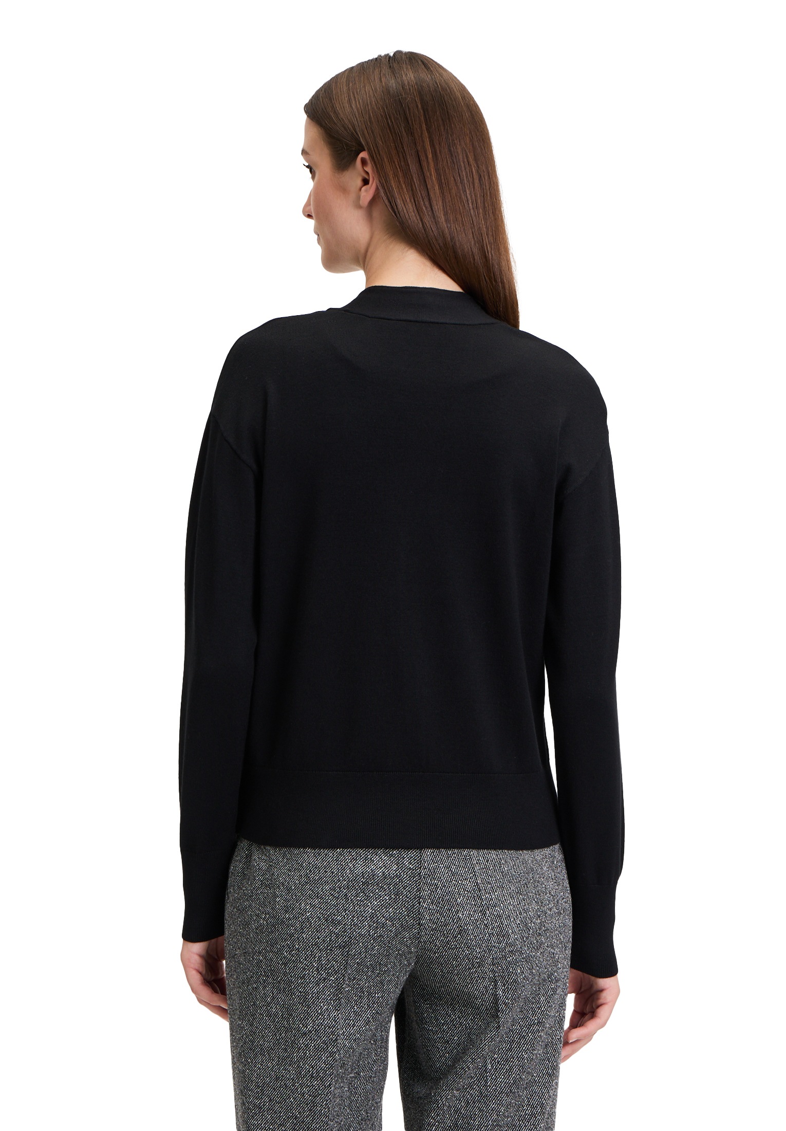 Betty Barclay Strickjacke »Betty Barclay Feinstrickjacke mit V-Ausschnitt«, Knöpfe