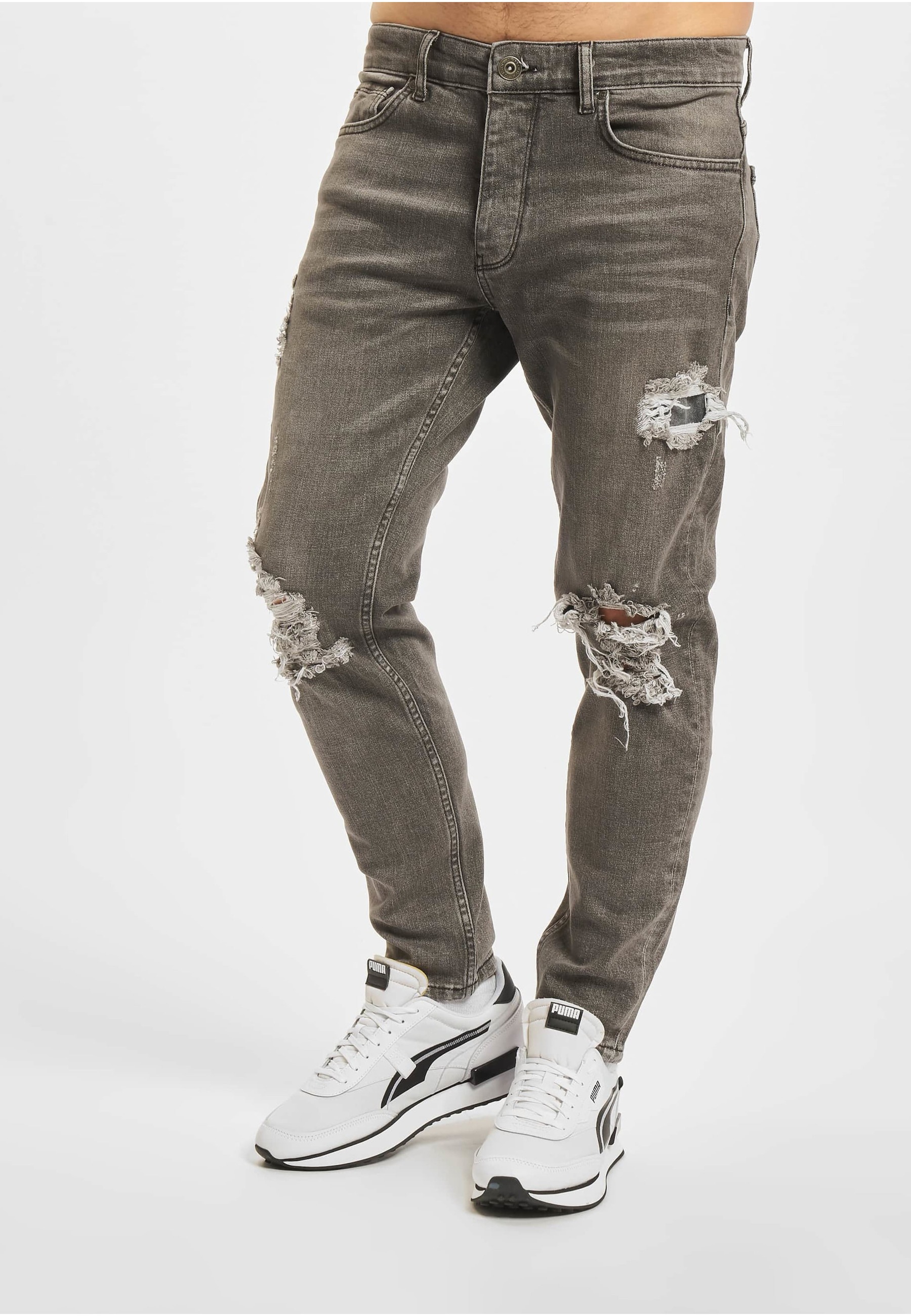 2Y Premium Frank Slim Fit Jeans Grey 29 3